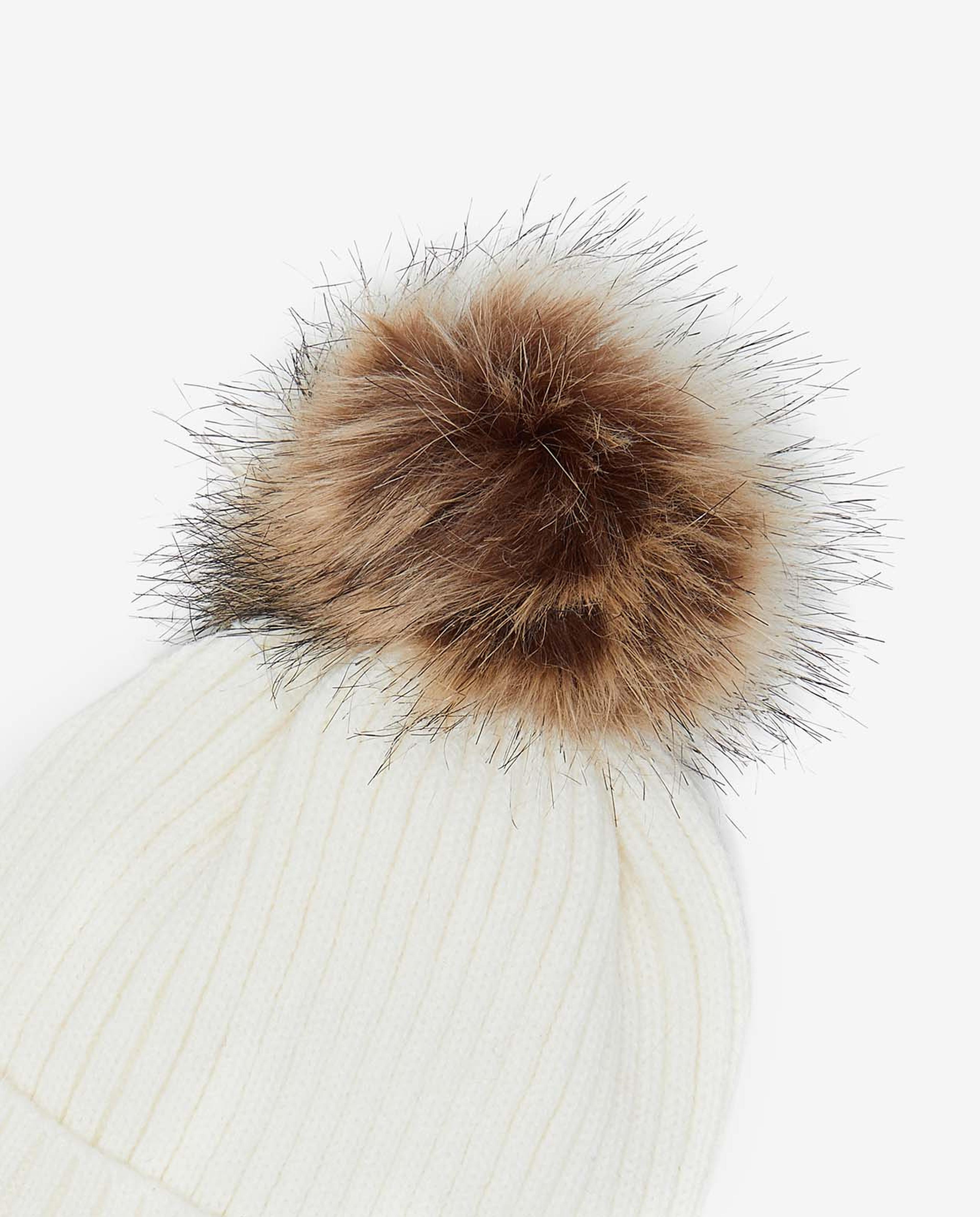 Embroidered Pom-Pom Beanie Cap