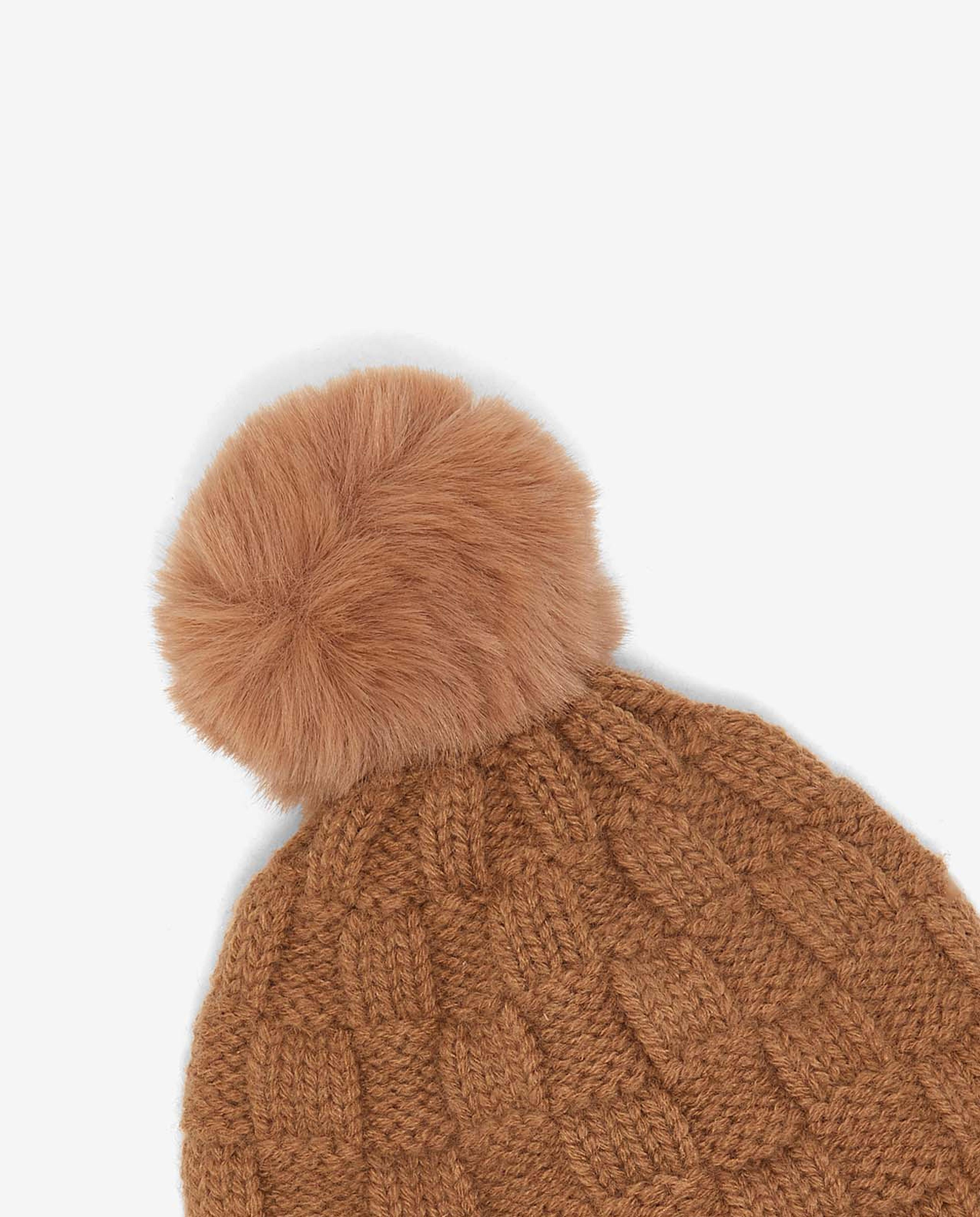 Solid Knitted Pom-Pom Beanie Cap