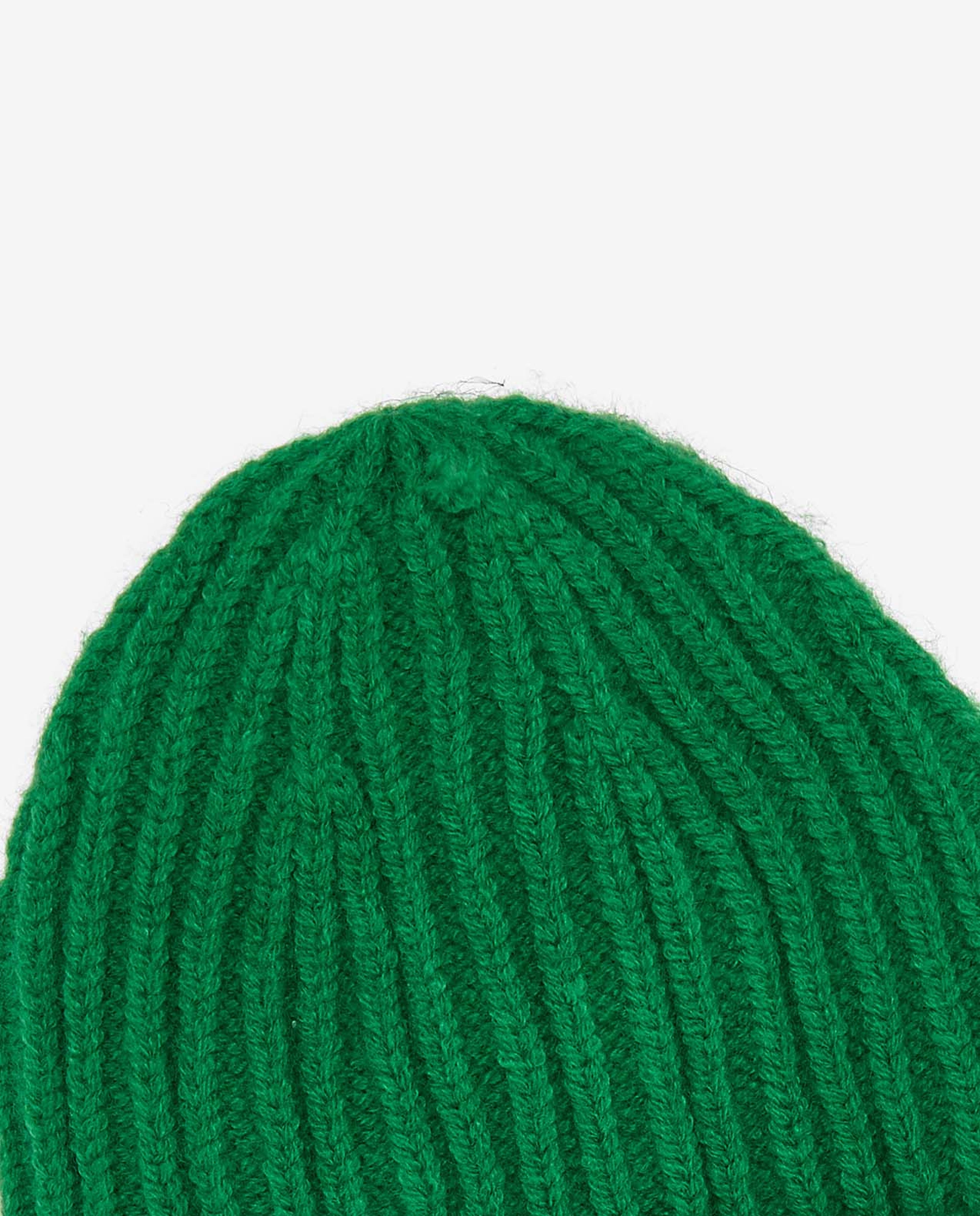 Solid Knitted Pom-Pom Beanie Cap