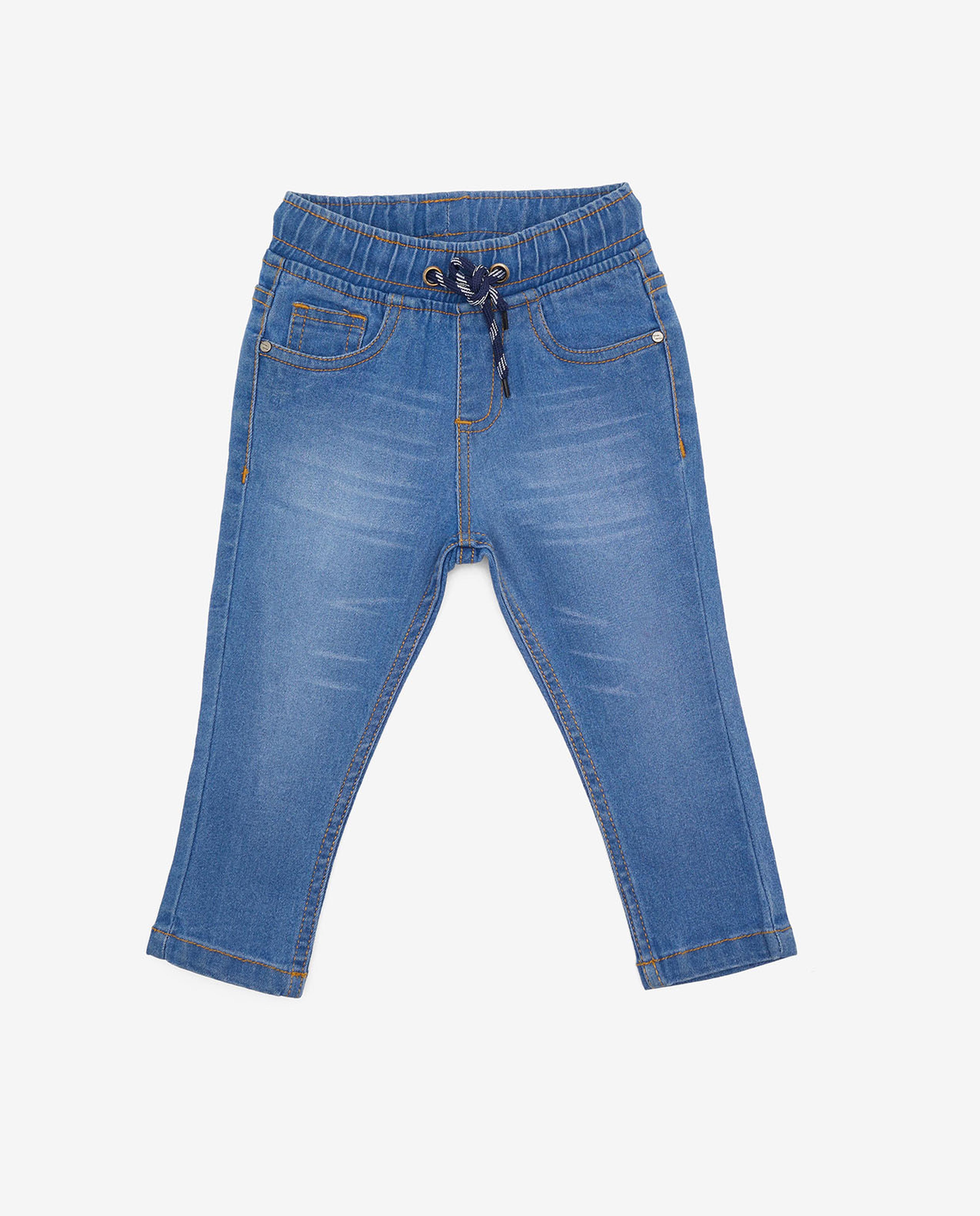 Boy's Elasticated Drawstring Waist Jeans