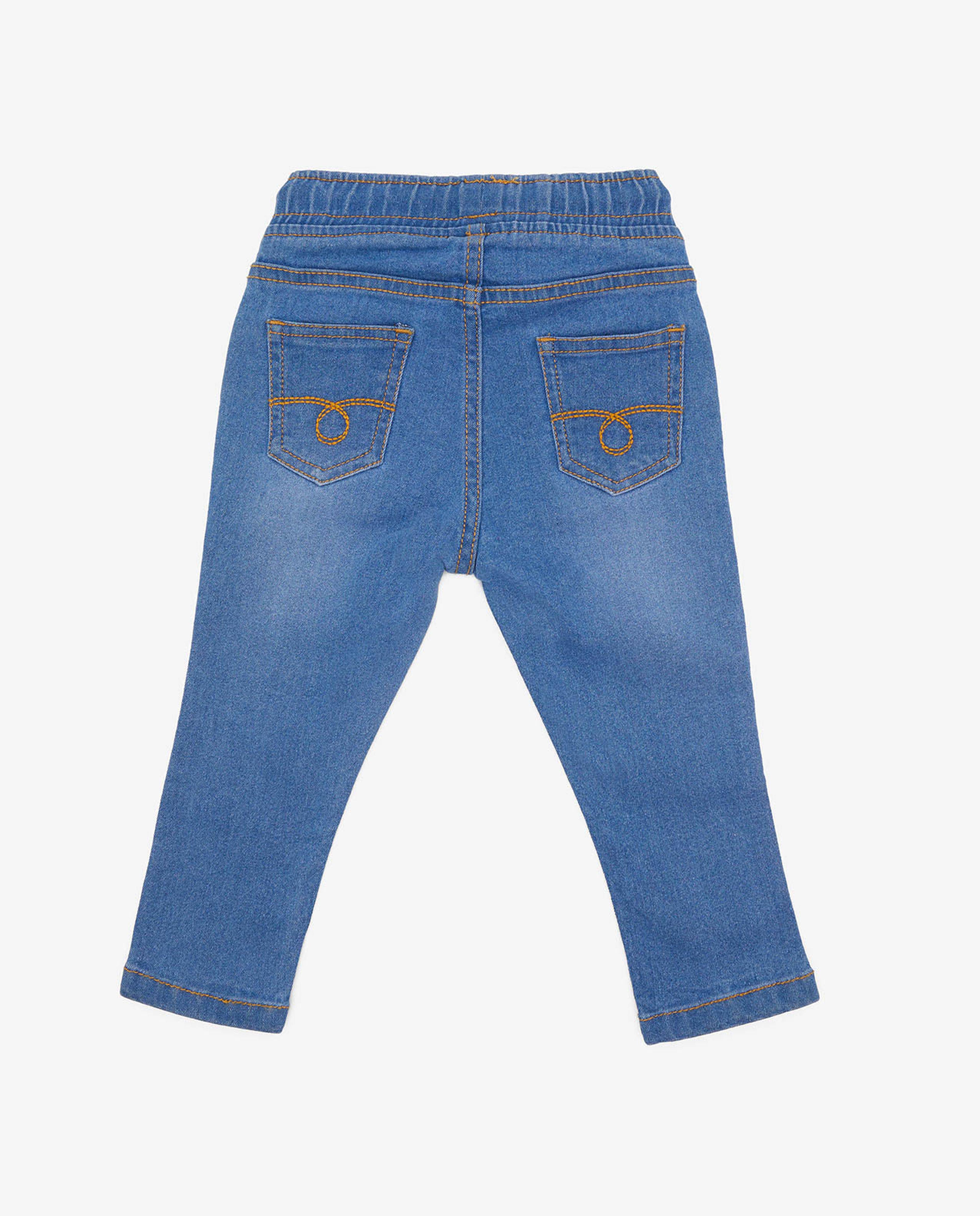 Boy's Elasticated Drawstring Waist Jeans