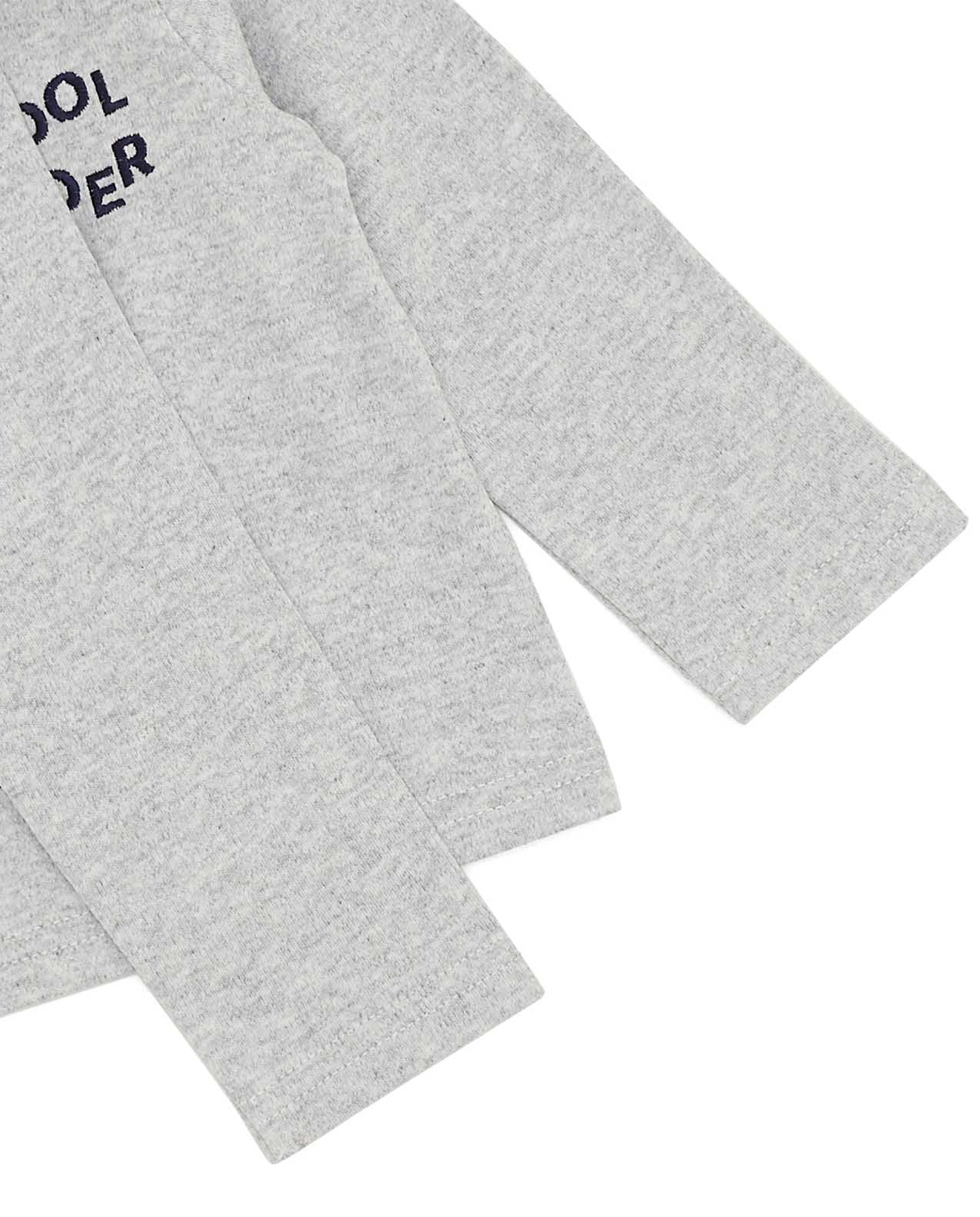 Printed T-Shirt with Crew Neck and Long Sleeves