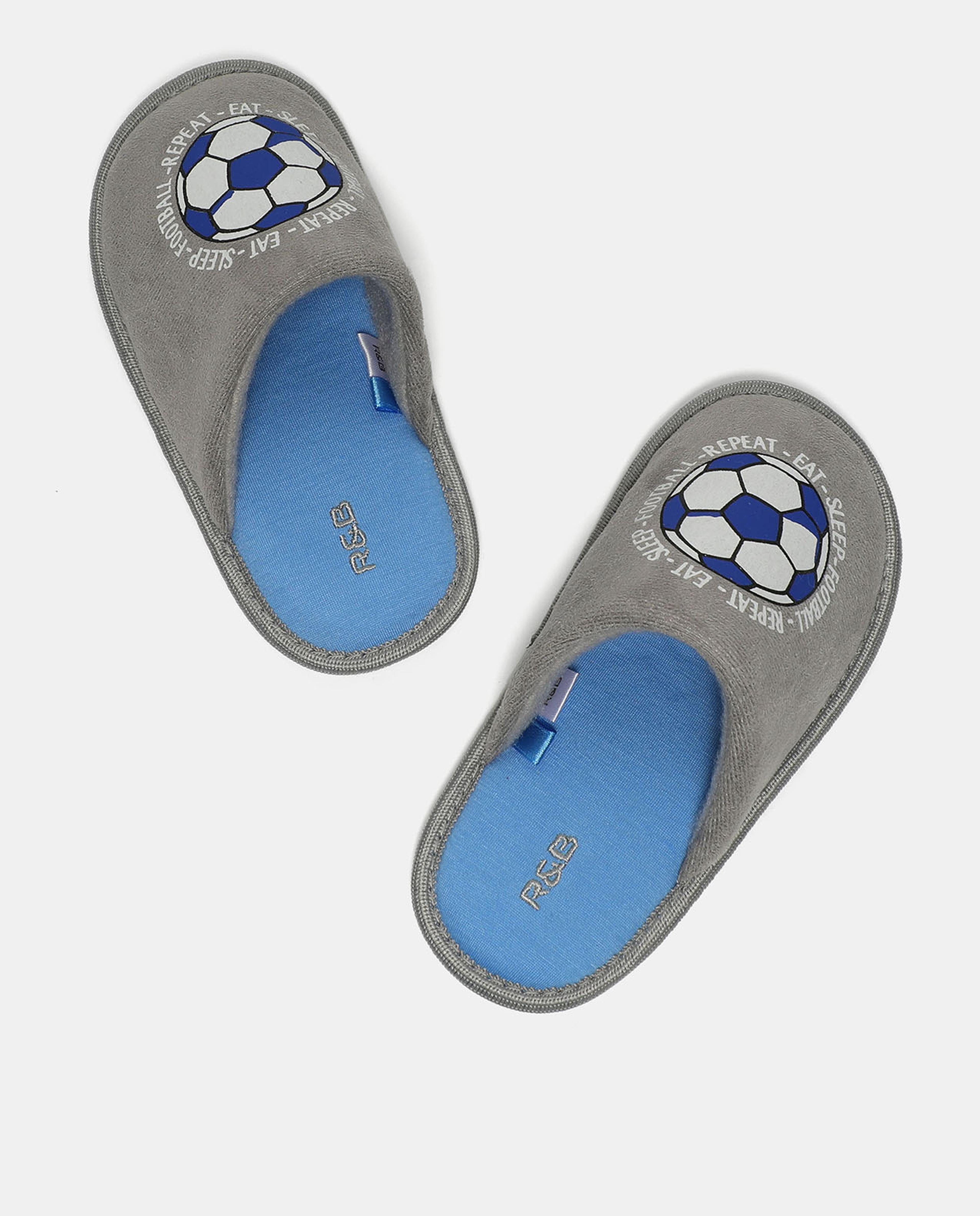 Printed Slip-On Bedroom Slippers