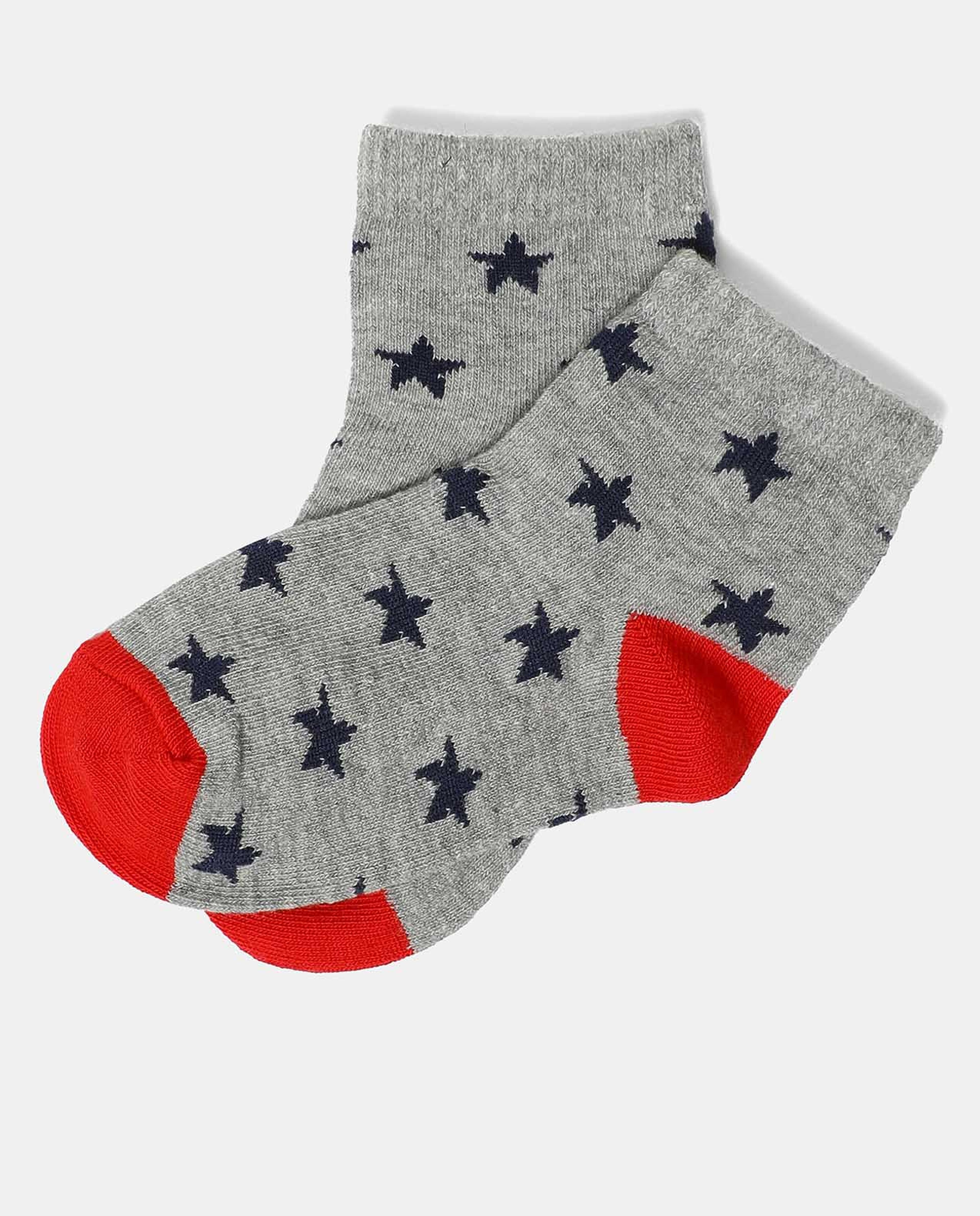 Set of 3 Printed Ankle-Length Socks