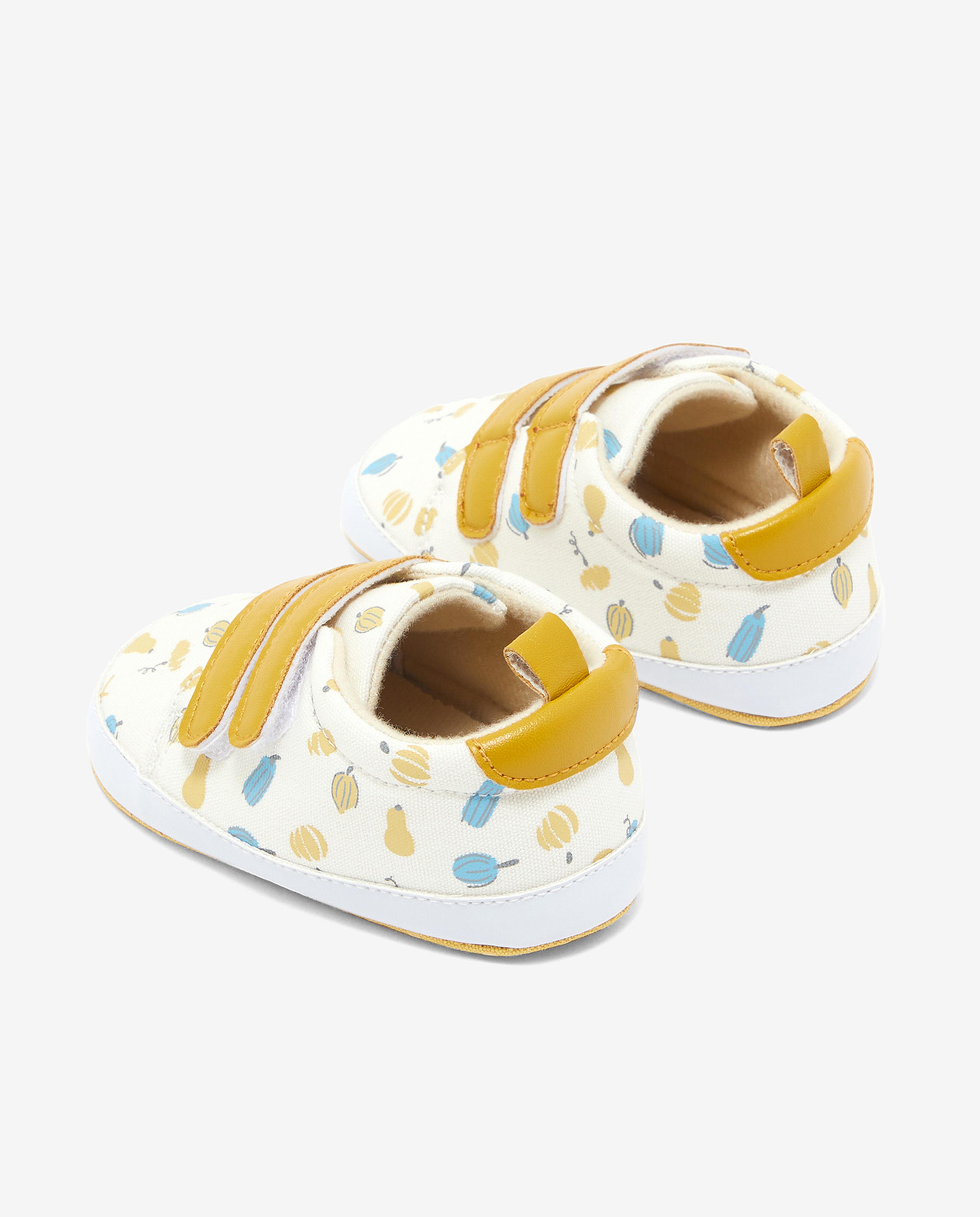 Printed Booties with Velcro Closure