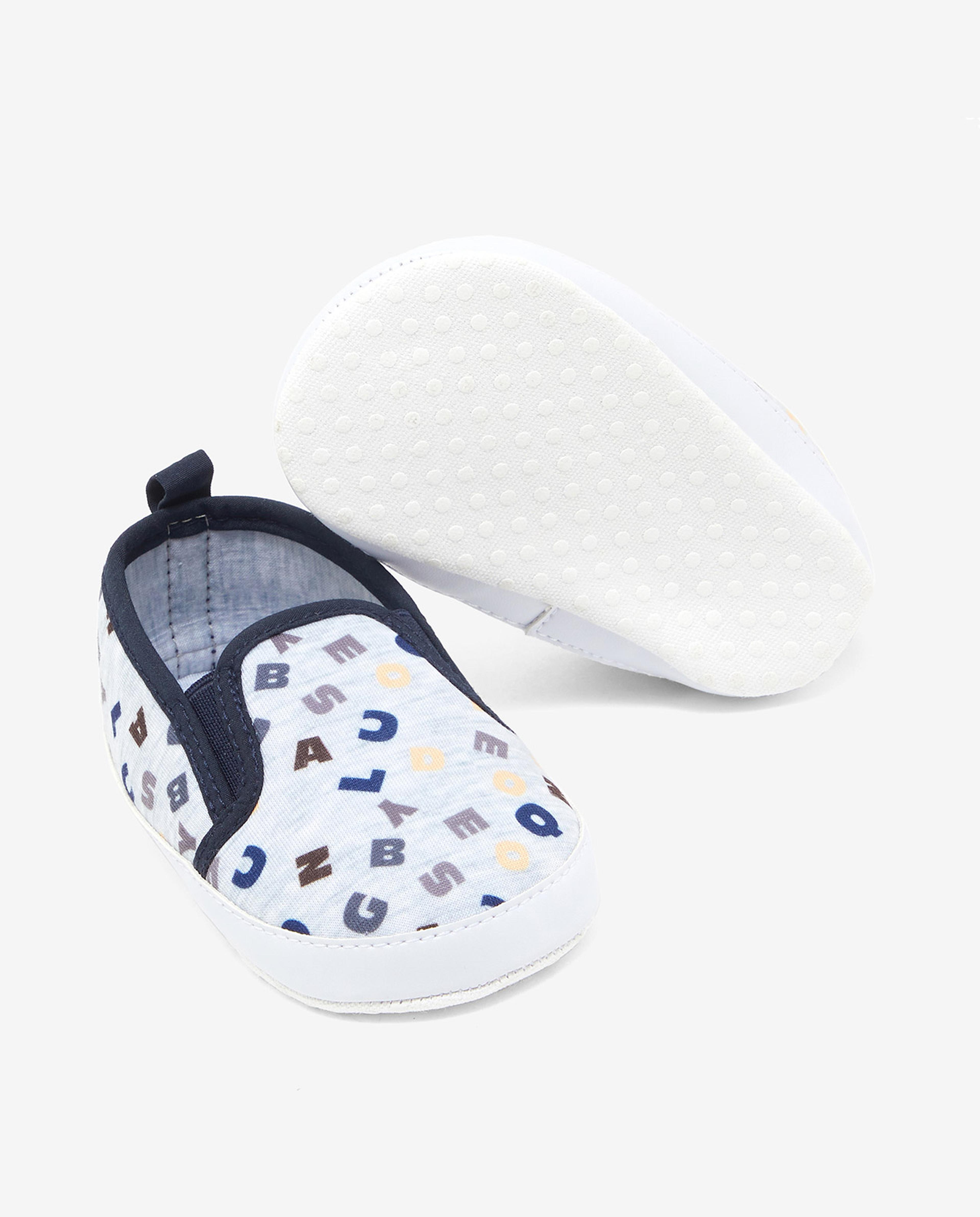 Printed Slip-On Booties