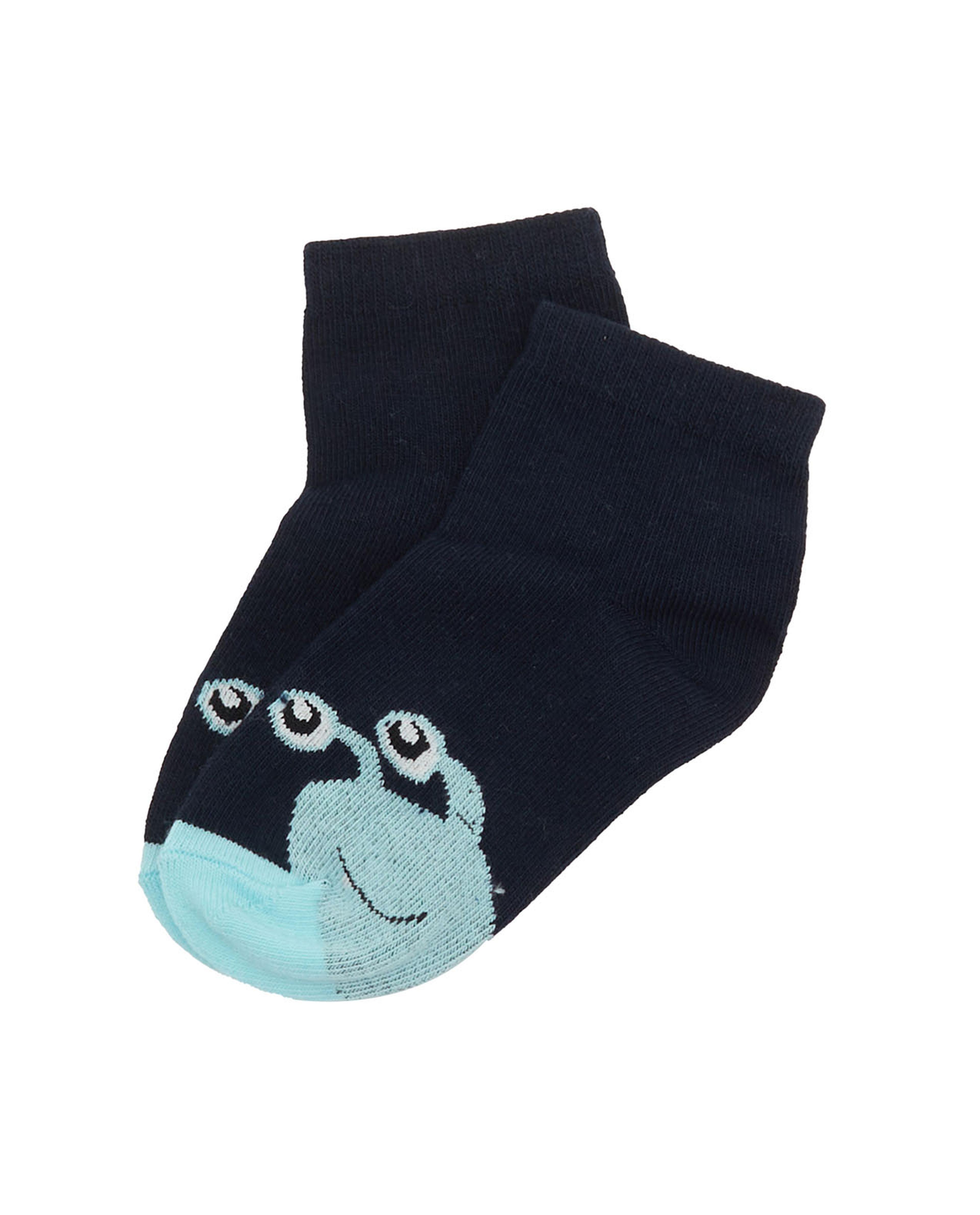 Pack of 3 Printed Ankle Socks