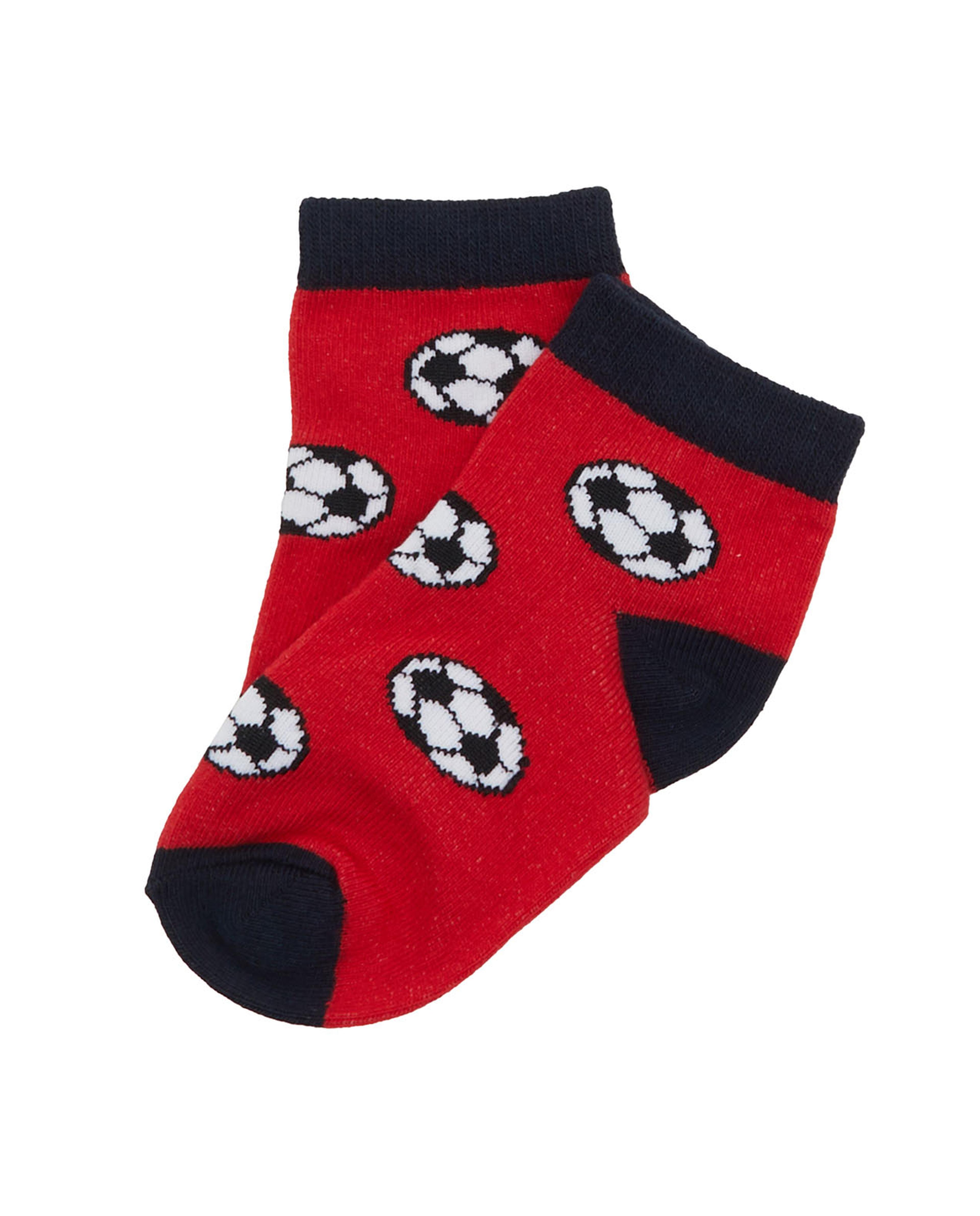 Pack of 3 Printed Ankle Socks