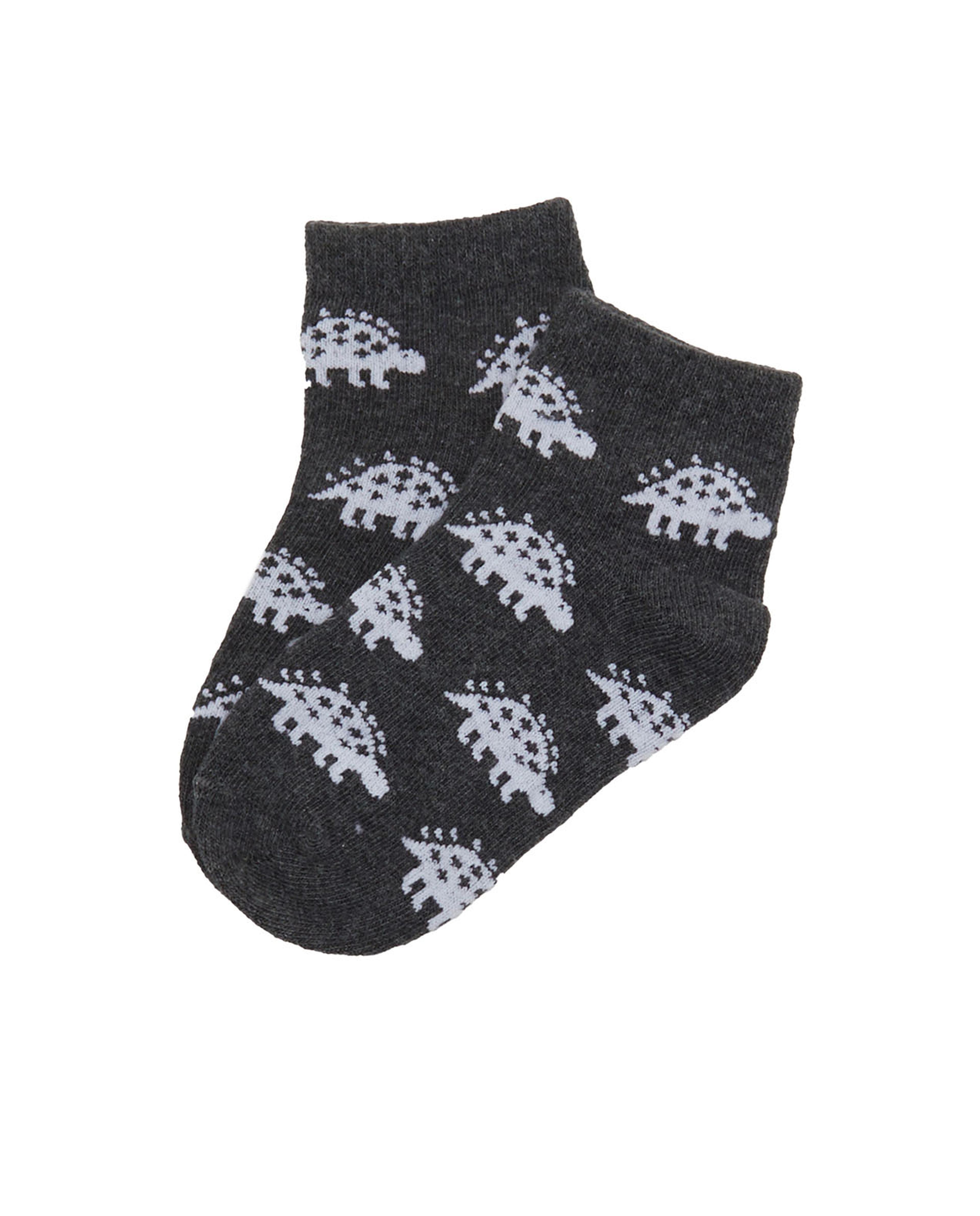 Pack of 3 Printed Ankle Socks