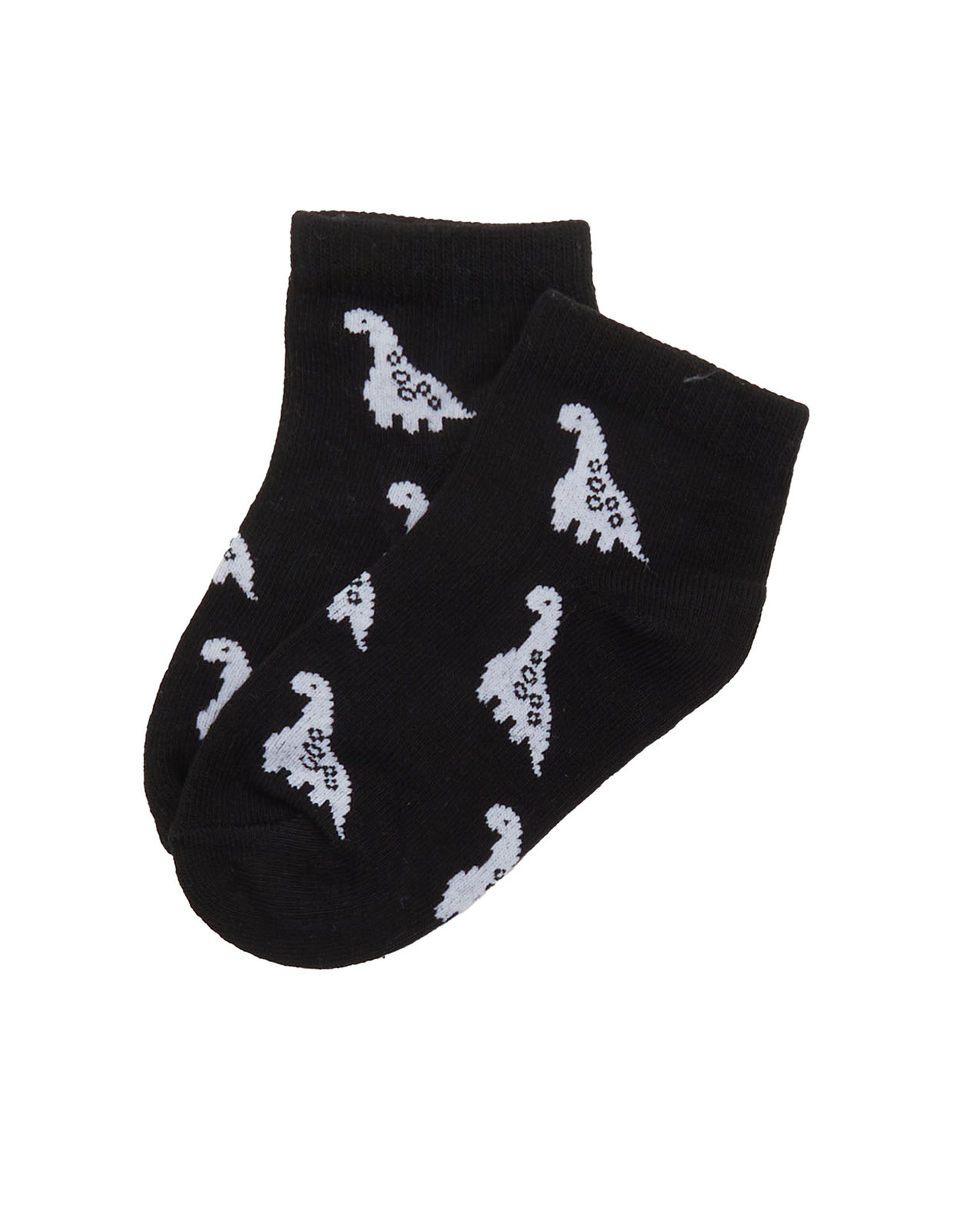 Pack of 3 Printed Ankle Socks