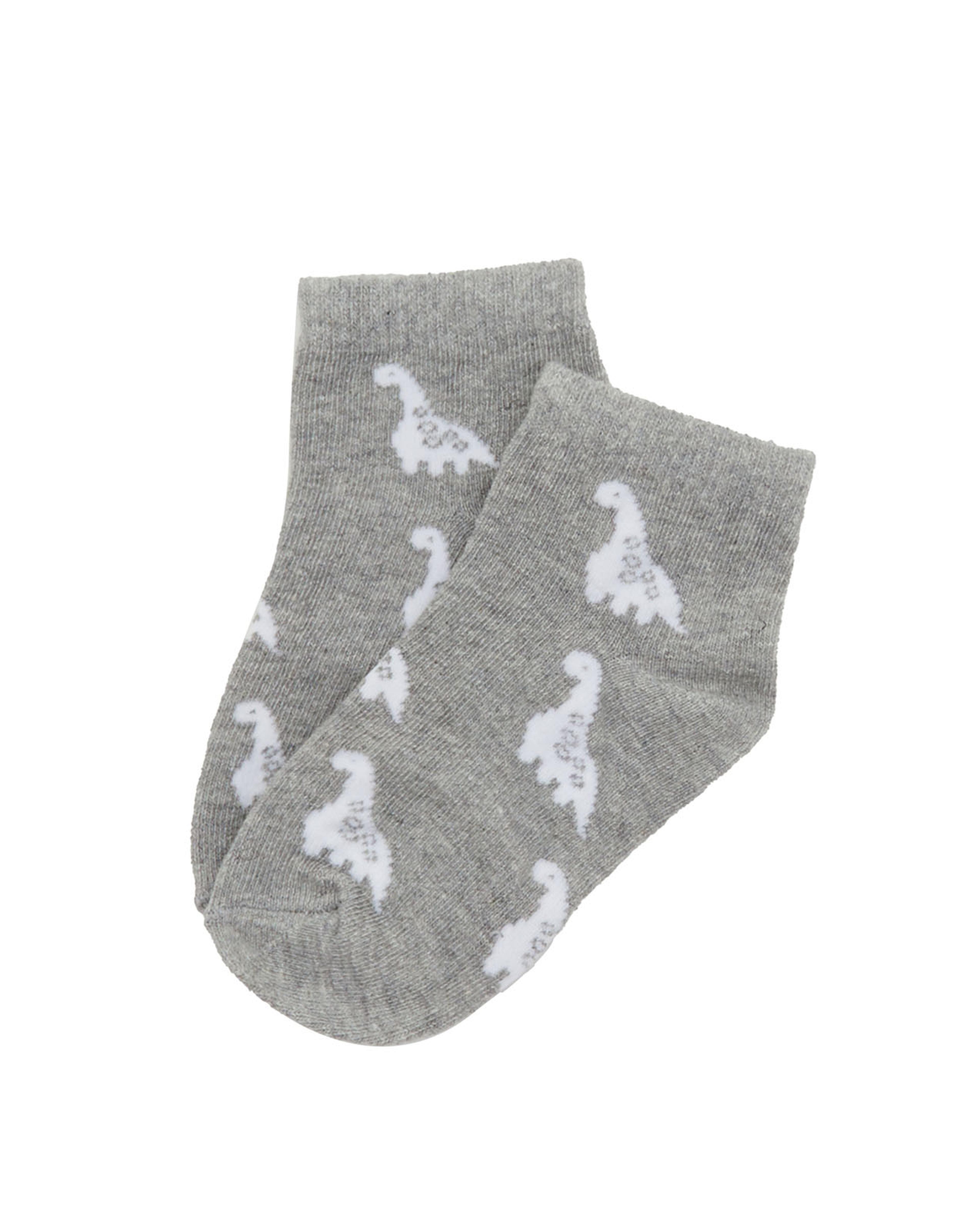 Pack of 3 Printed Ankle Socks