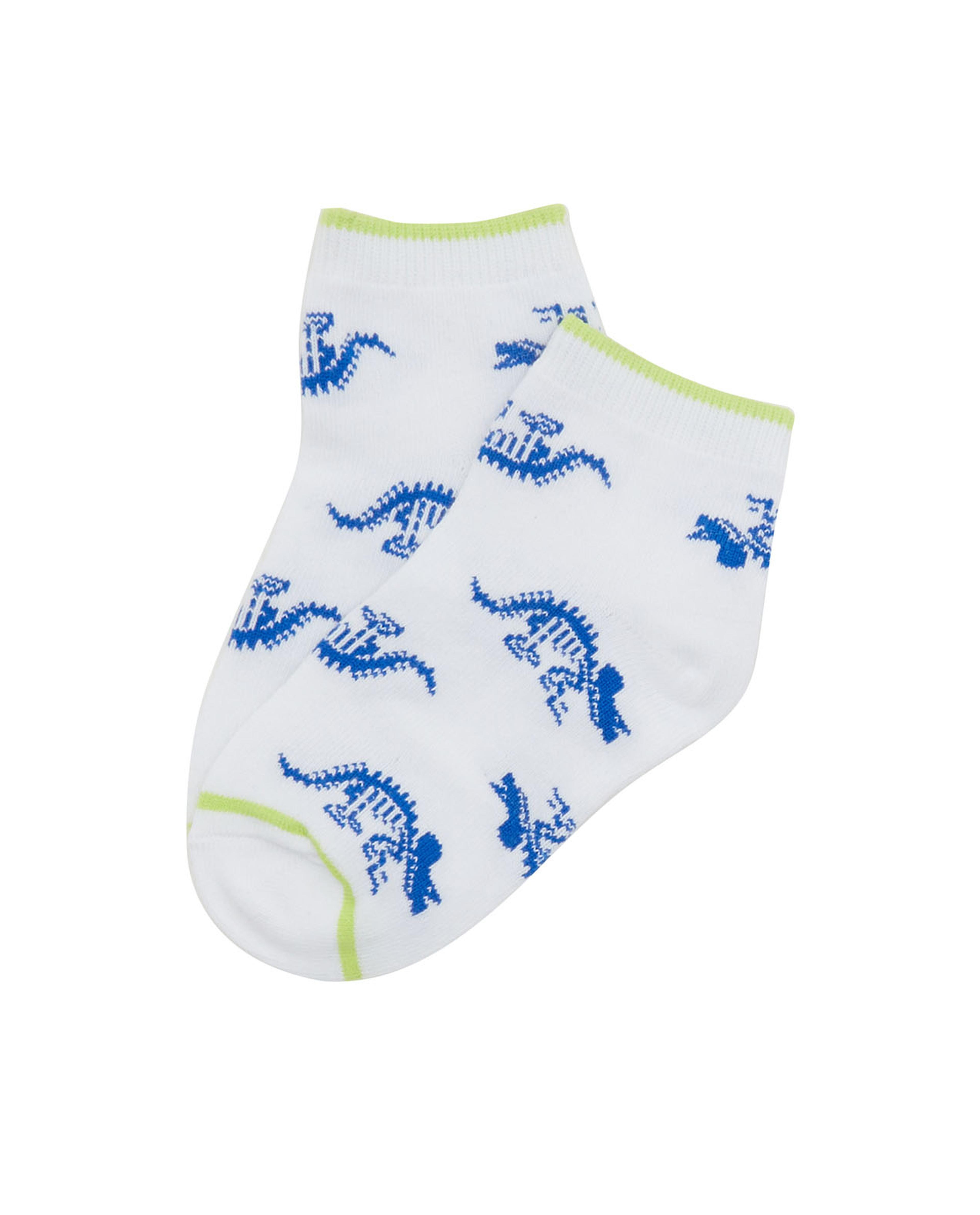 Pack of 3 Printed Ankle Socks