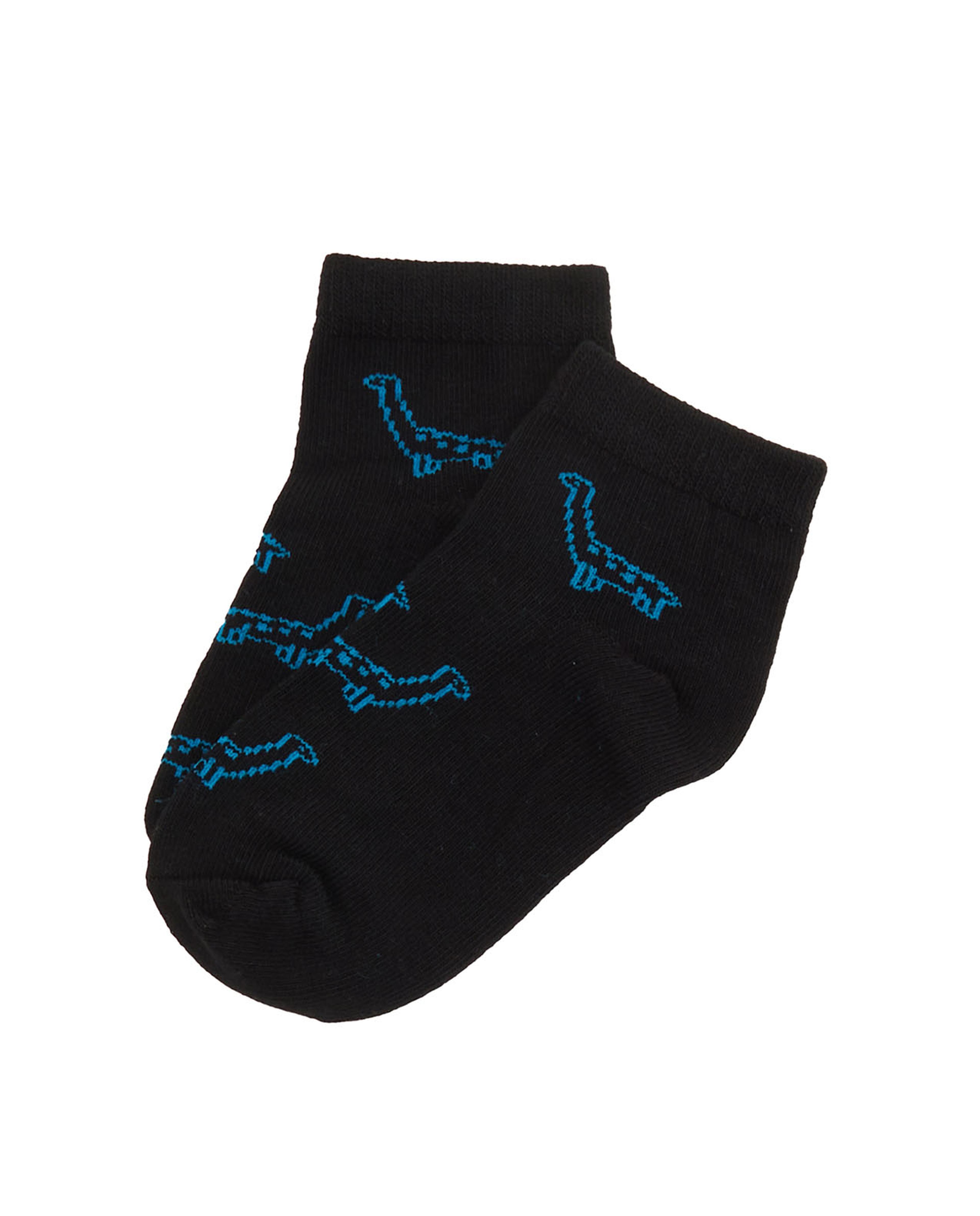 Pack of 3 Printed Ankle Socks