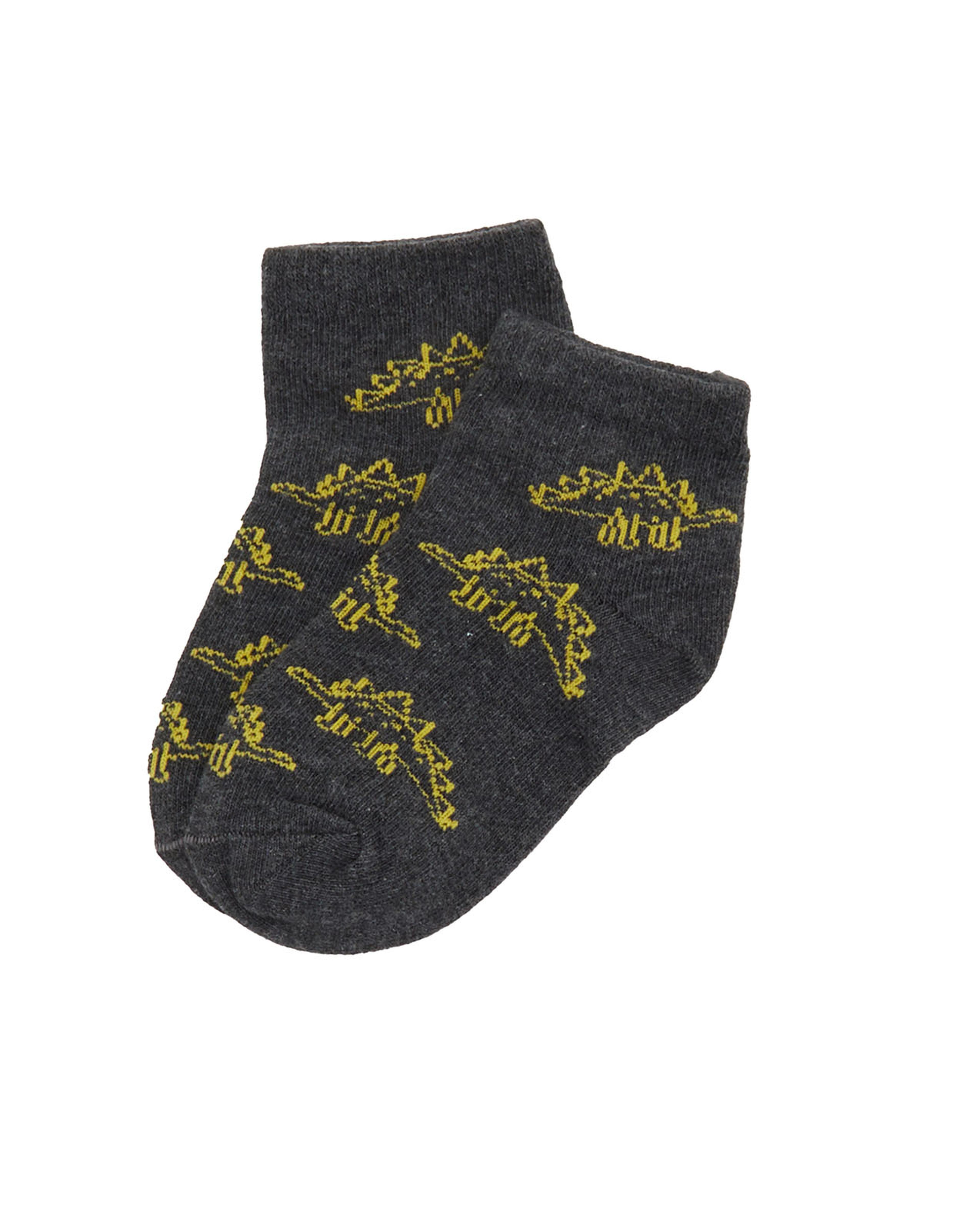 Pack of 3 Printed Ankle Socks