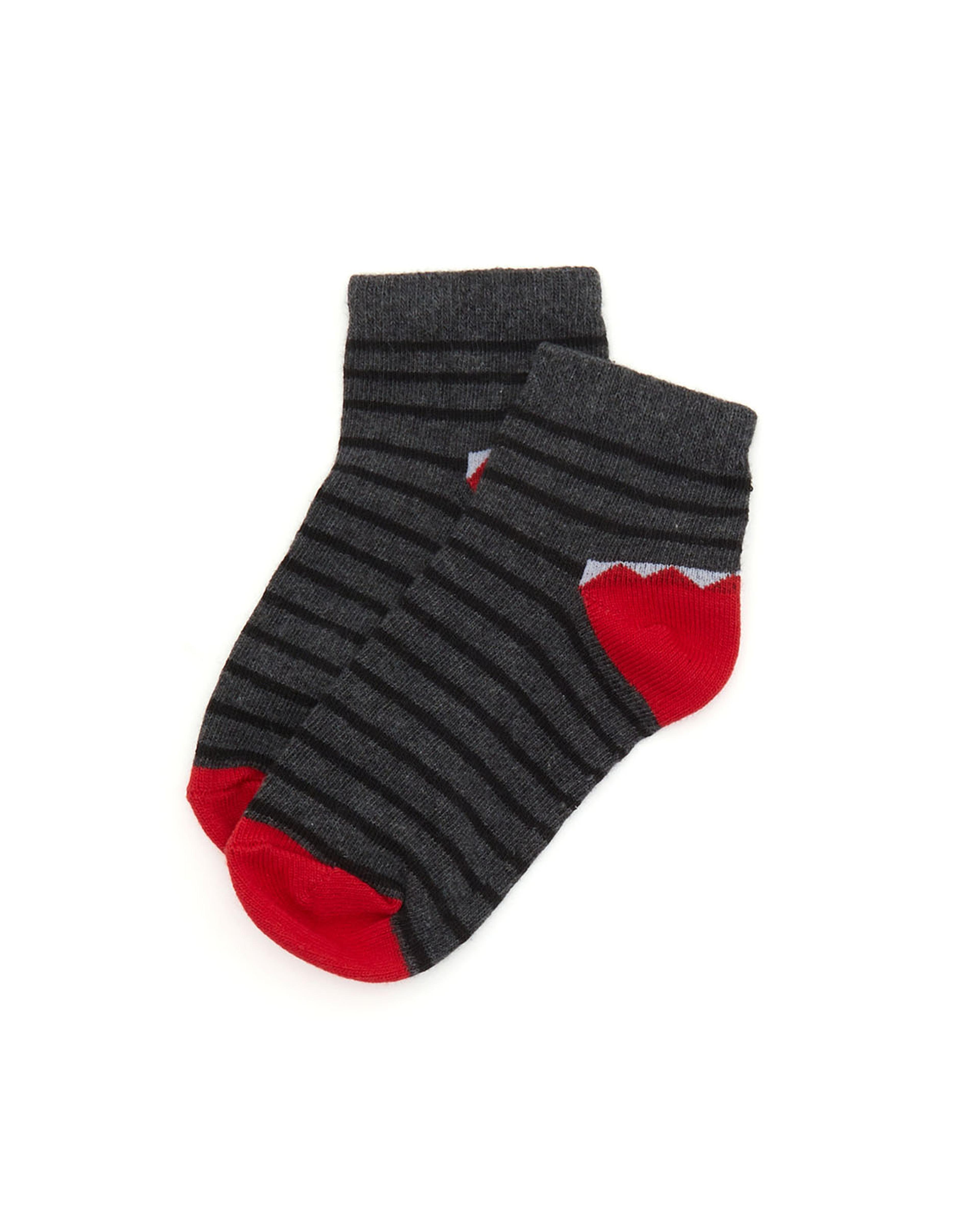 Pack of 3 Printed Ankle Socks