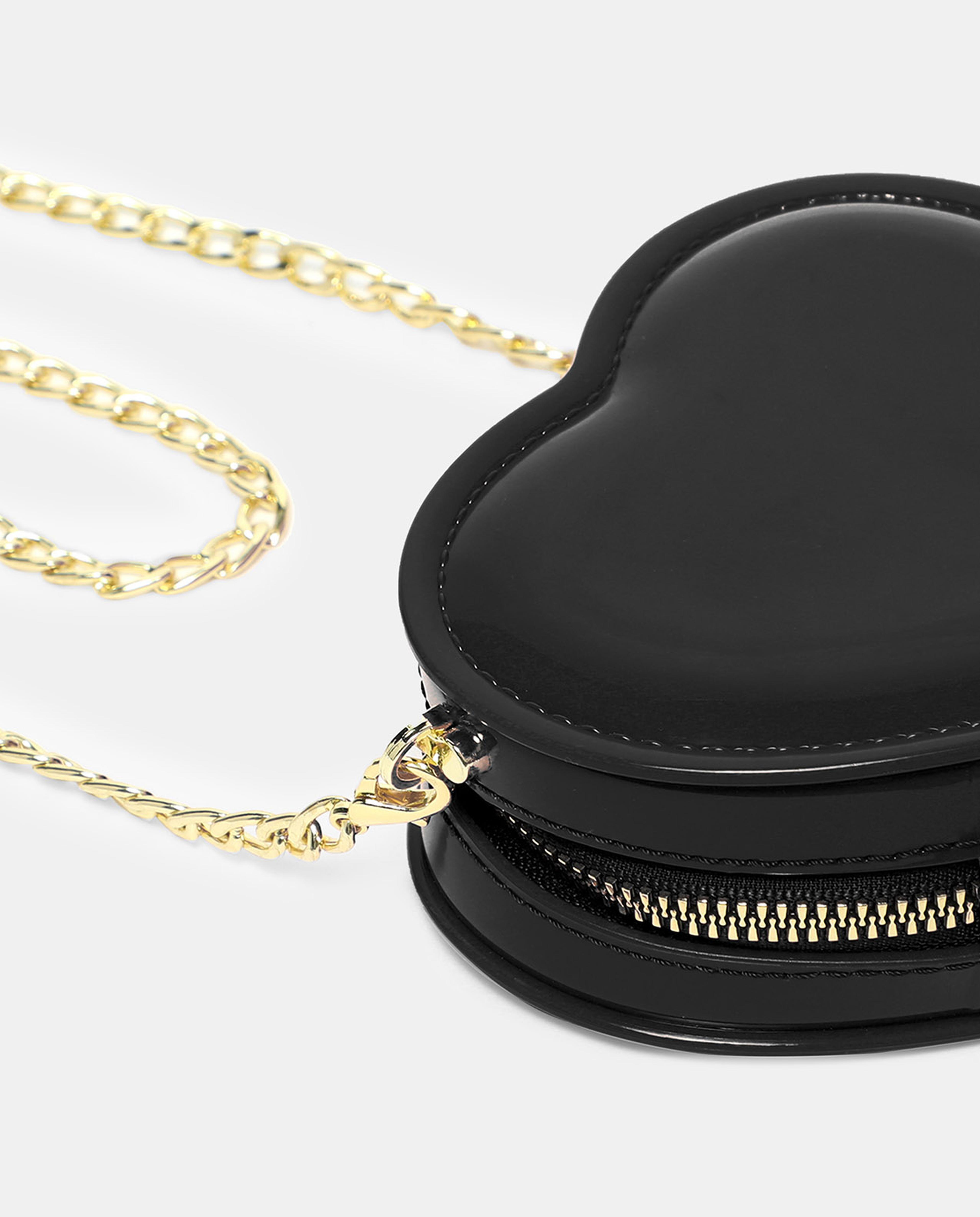 Solid Heart Shaped Sling Bag