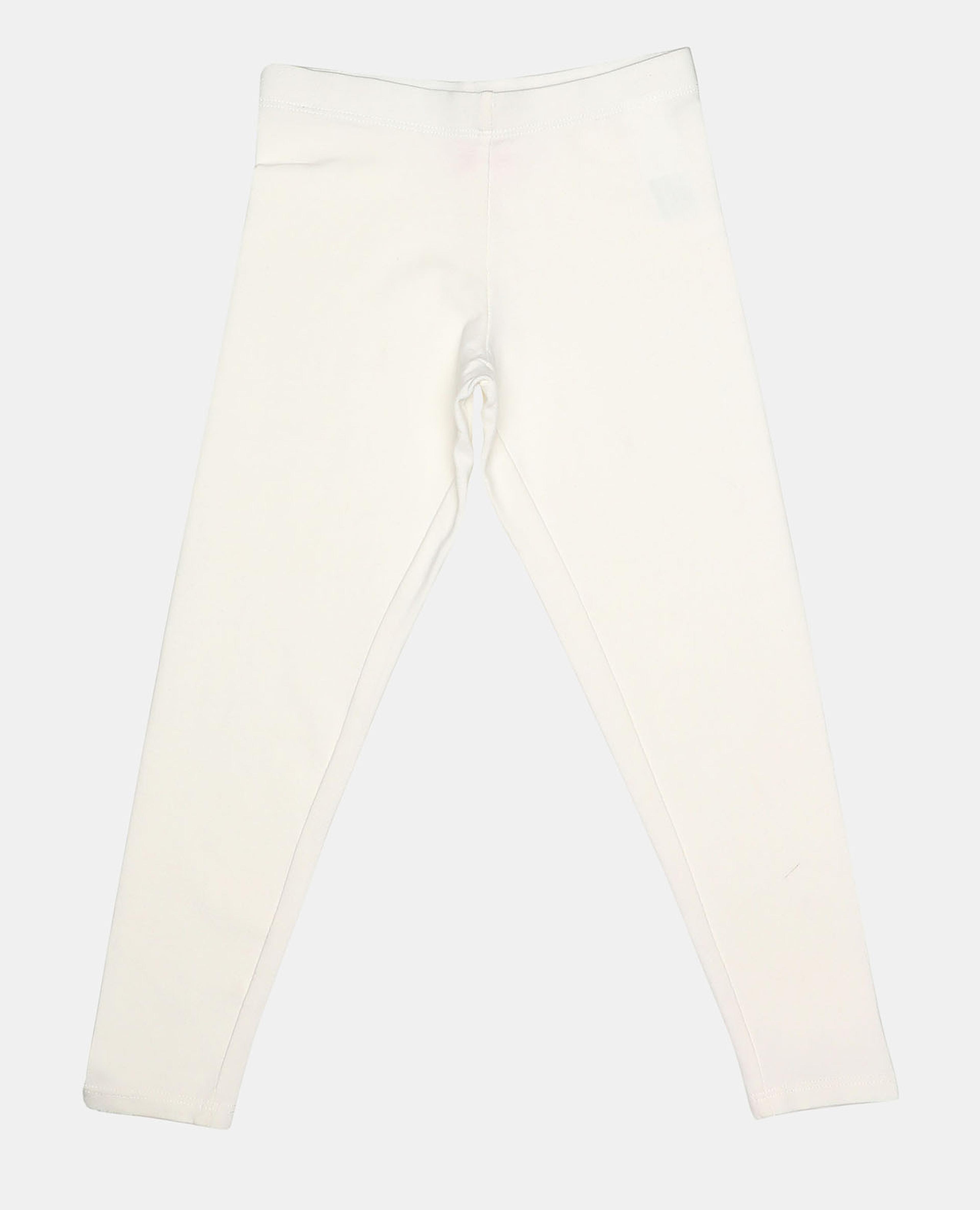 Solid Leggings with Slip-On Closure