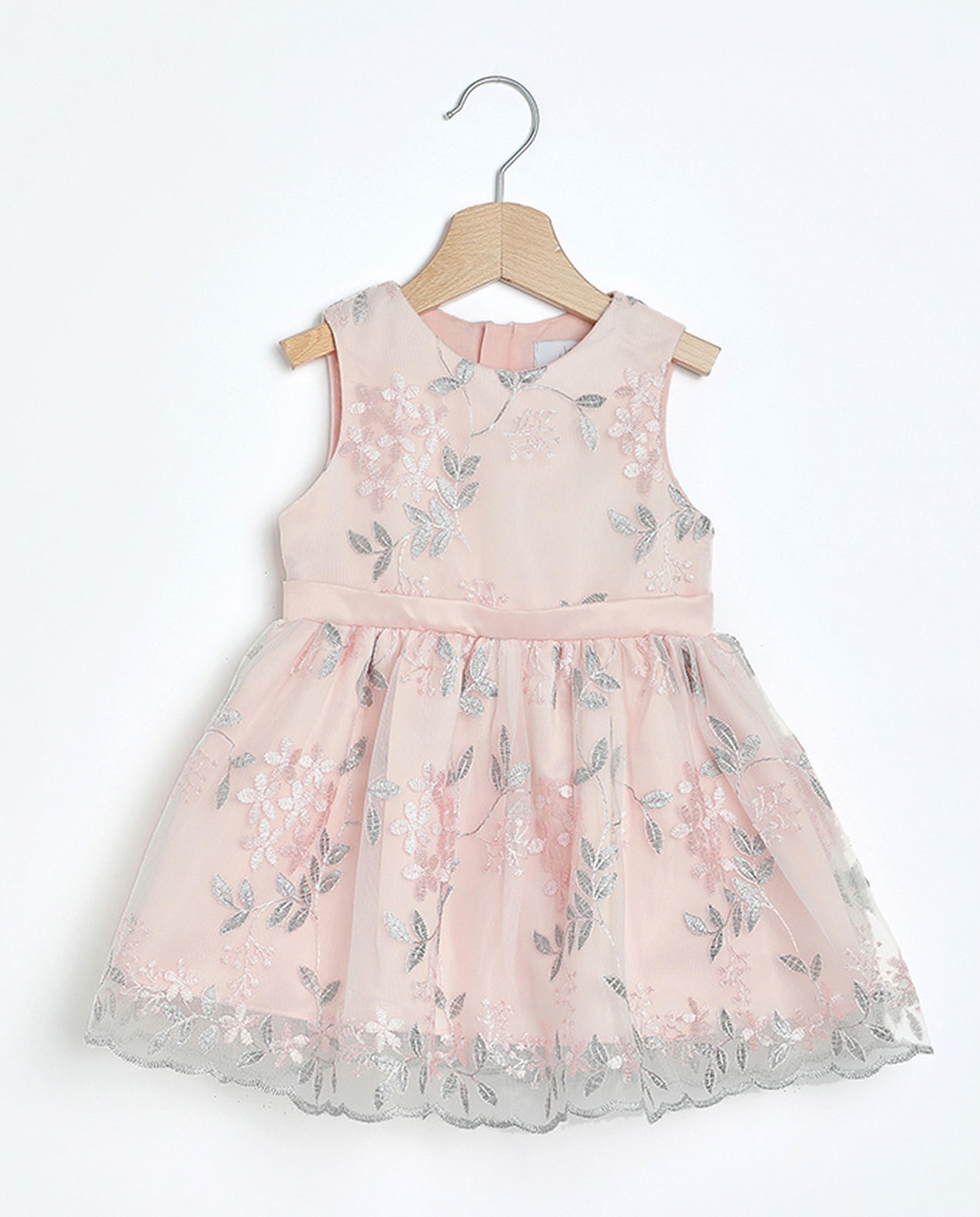 Shop Embroidered Gathered Mini Dress Online R B UAE