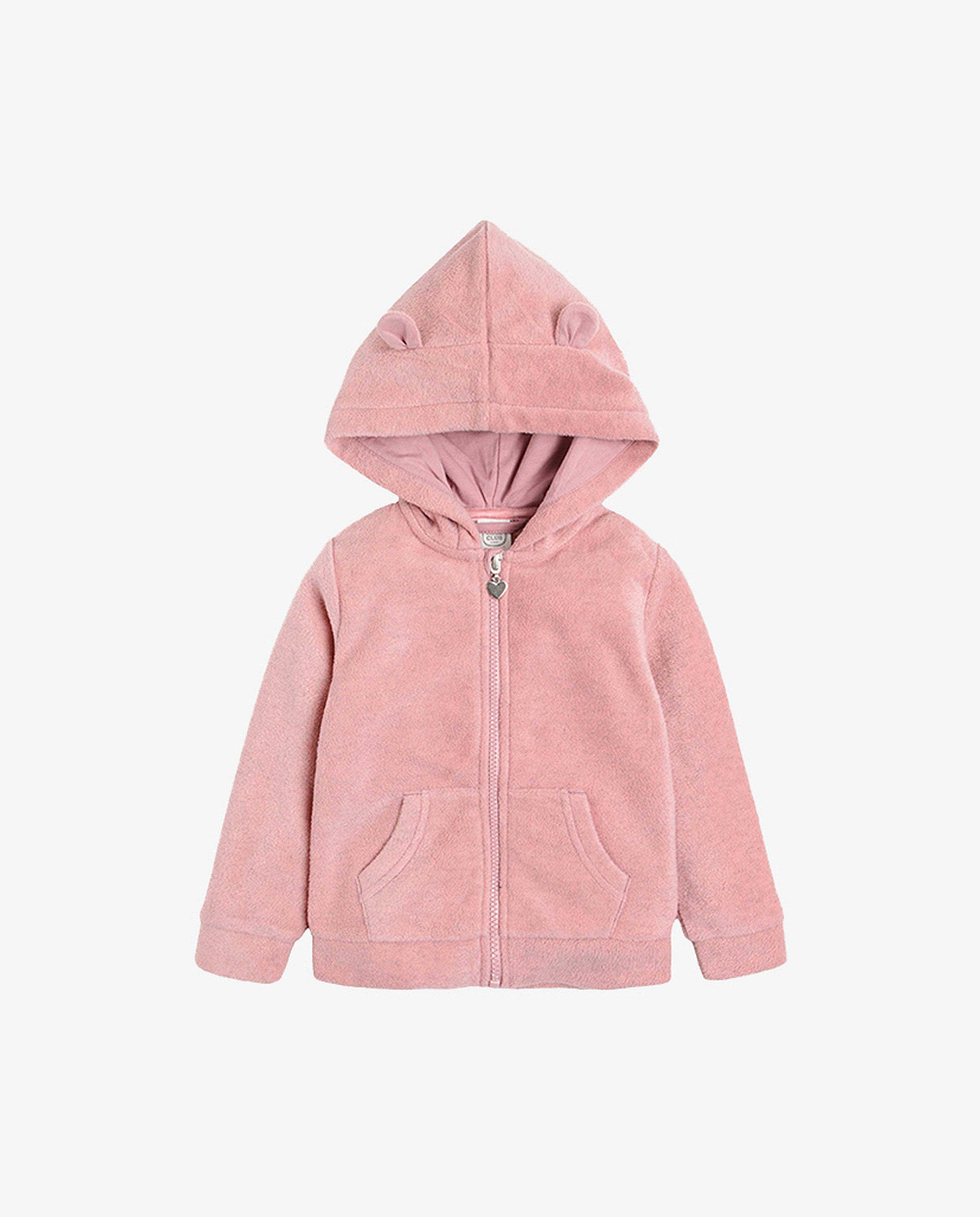 Solid Hooded Sweatshirt