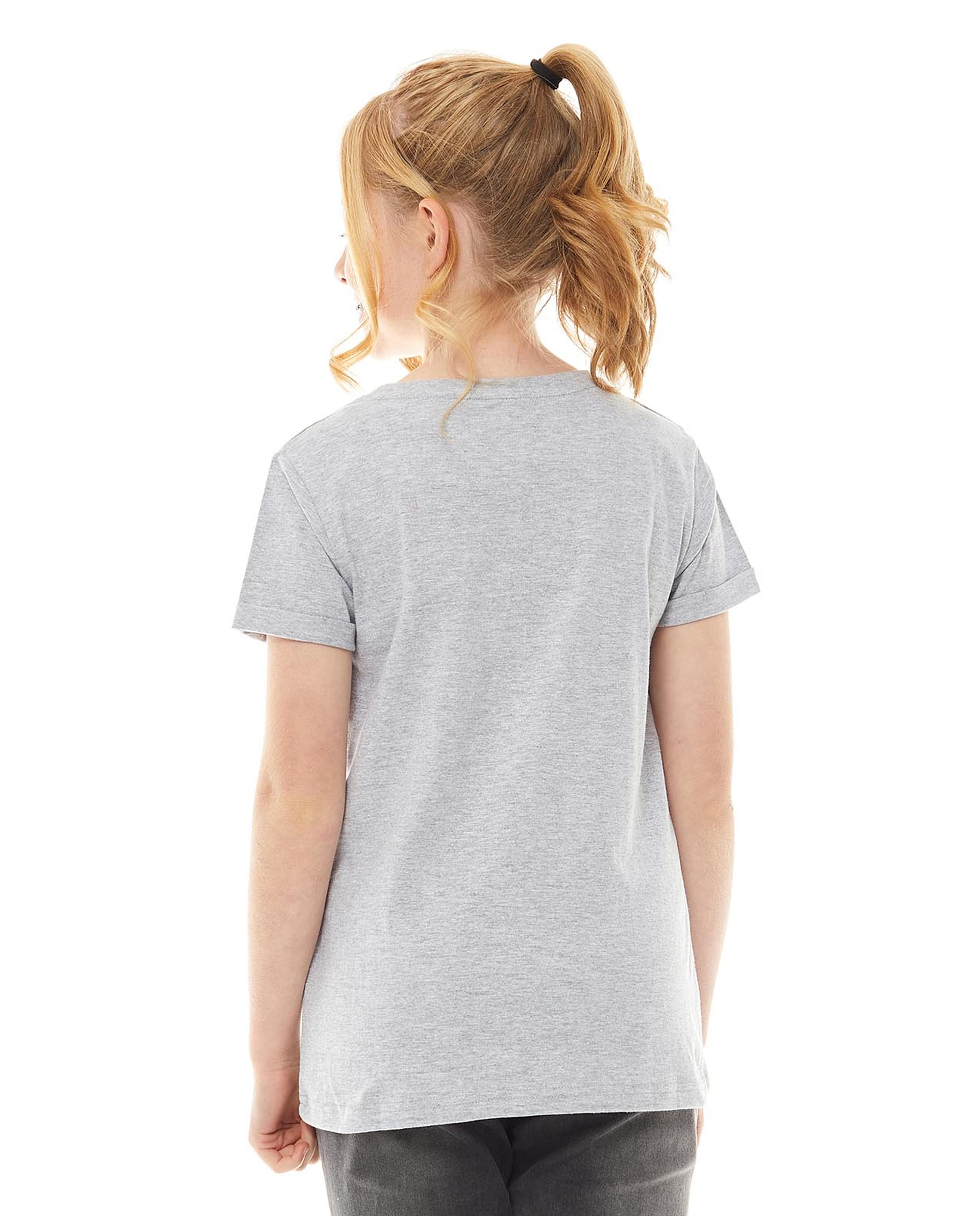 Graphic Printed T-Shirt with Crew Neck and Short Sleeves