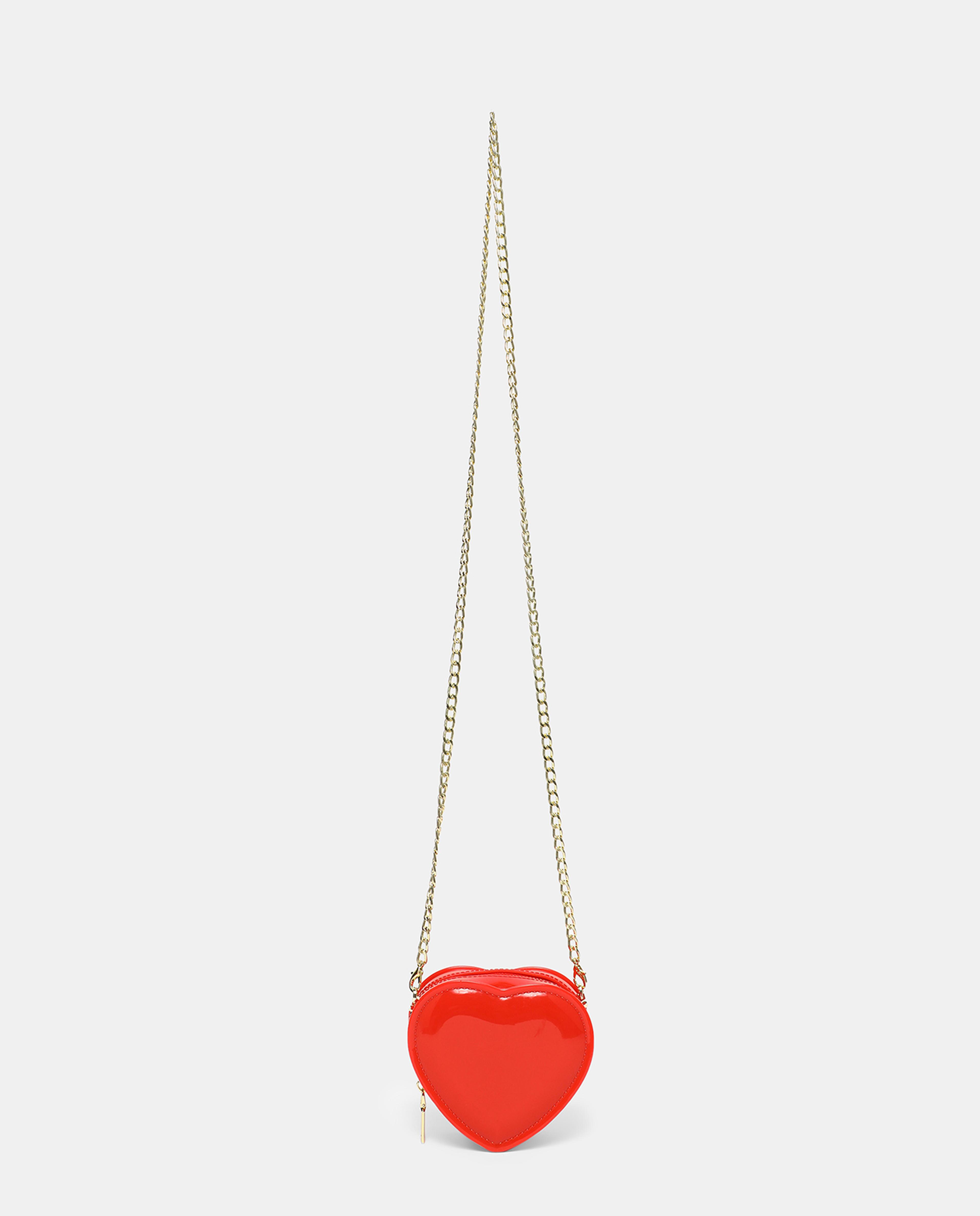 Solid Heart Shaped Sling Bag