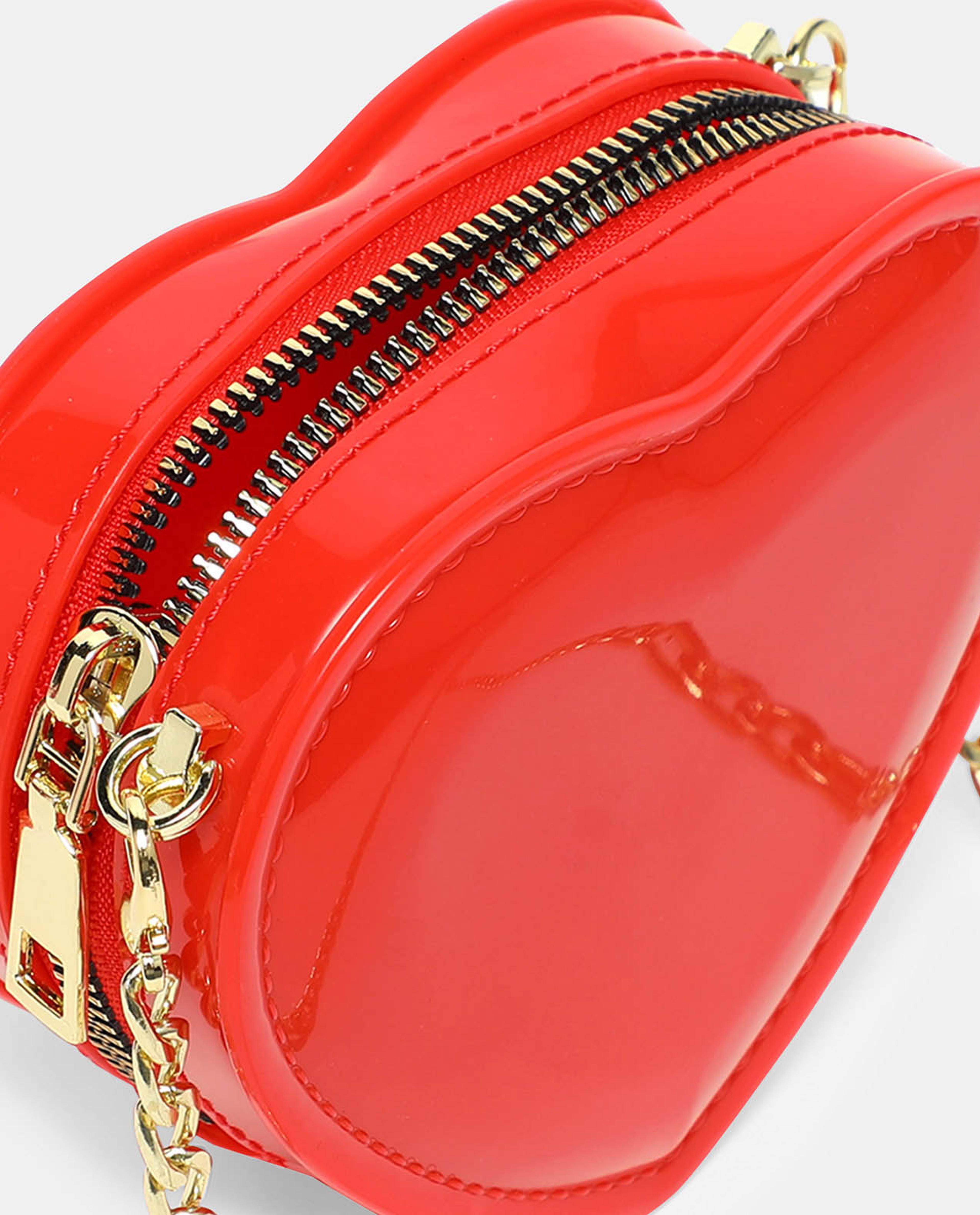 Solid Heart Shaped Sling Bag