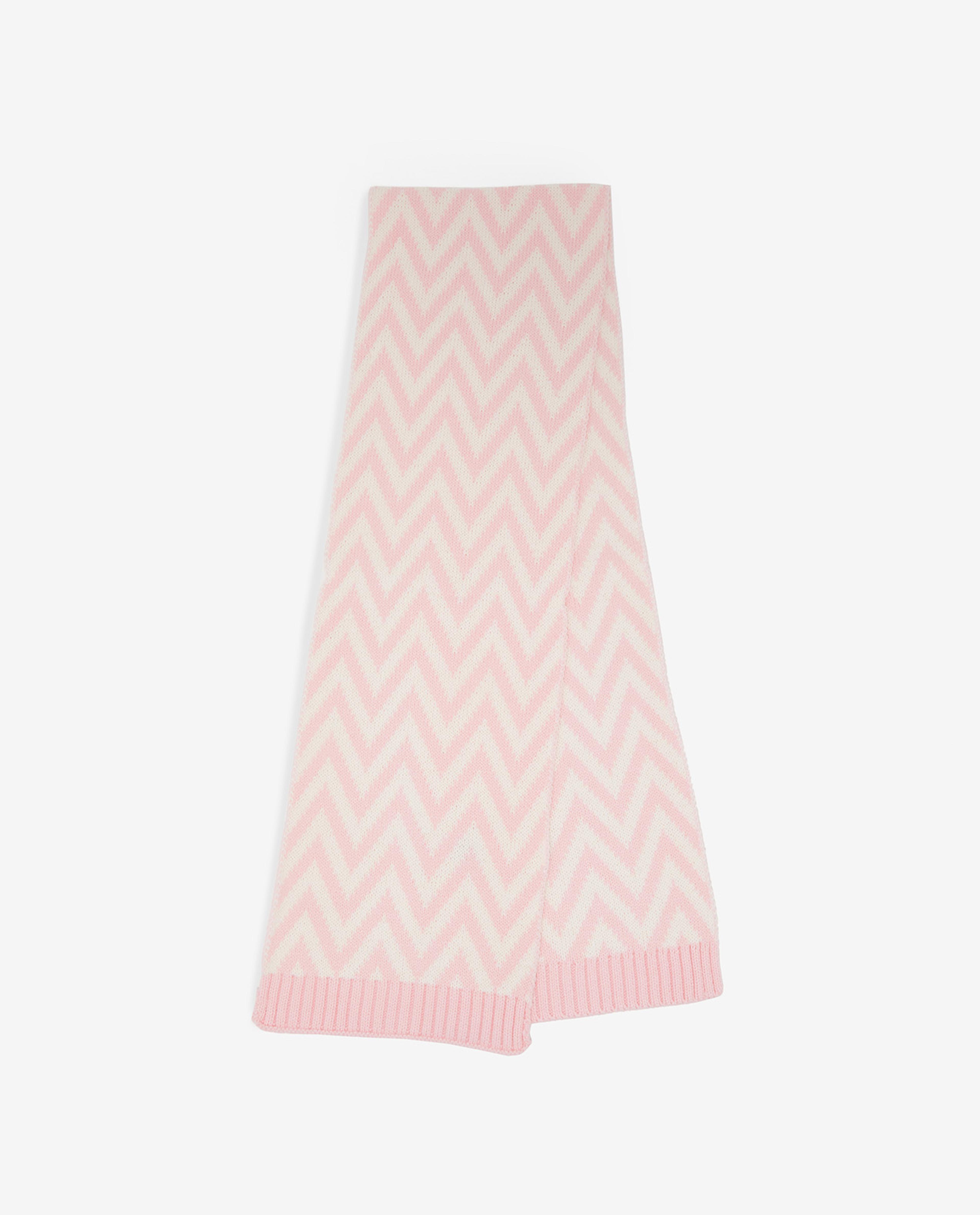 Chevron Patterned Set of Scarf, Cap and Gloves