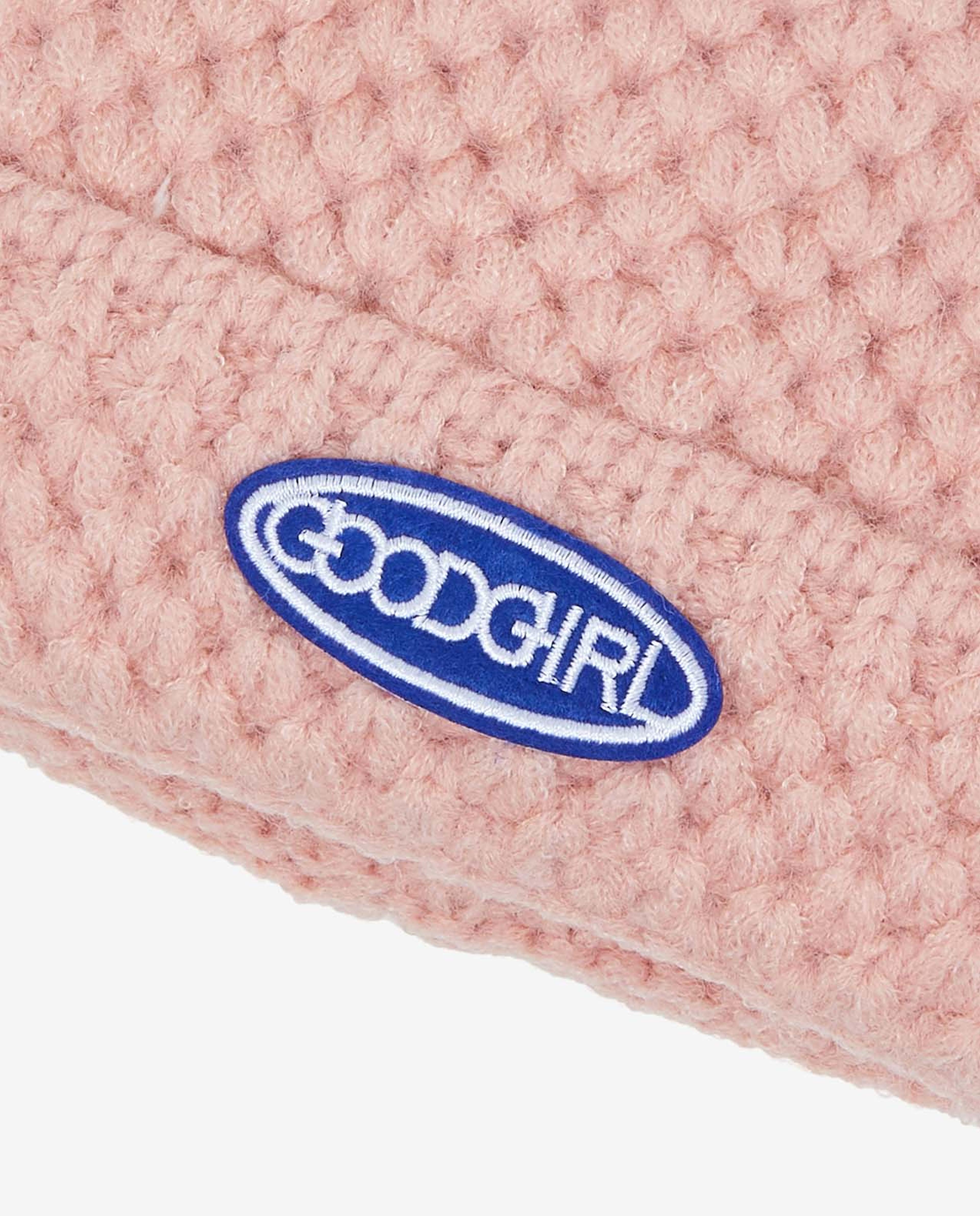 Embroidered Pom-Pom Beanie Cap