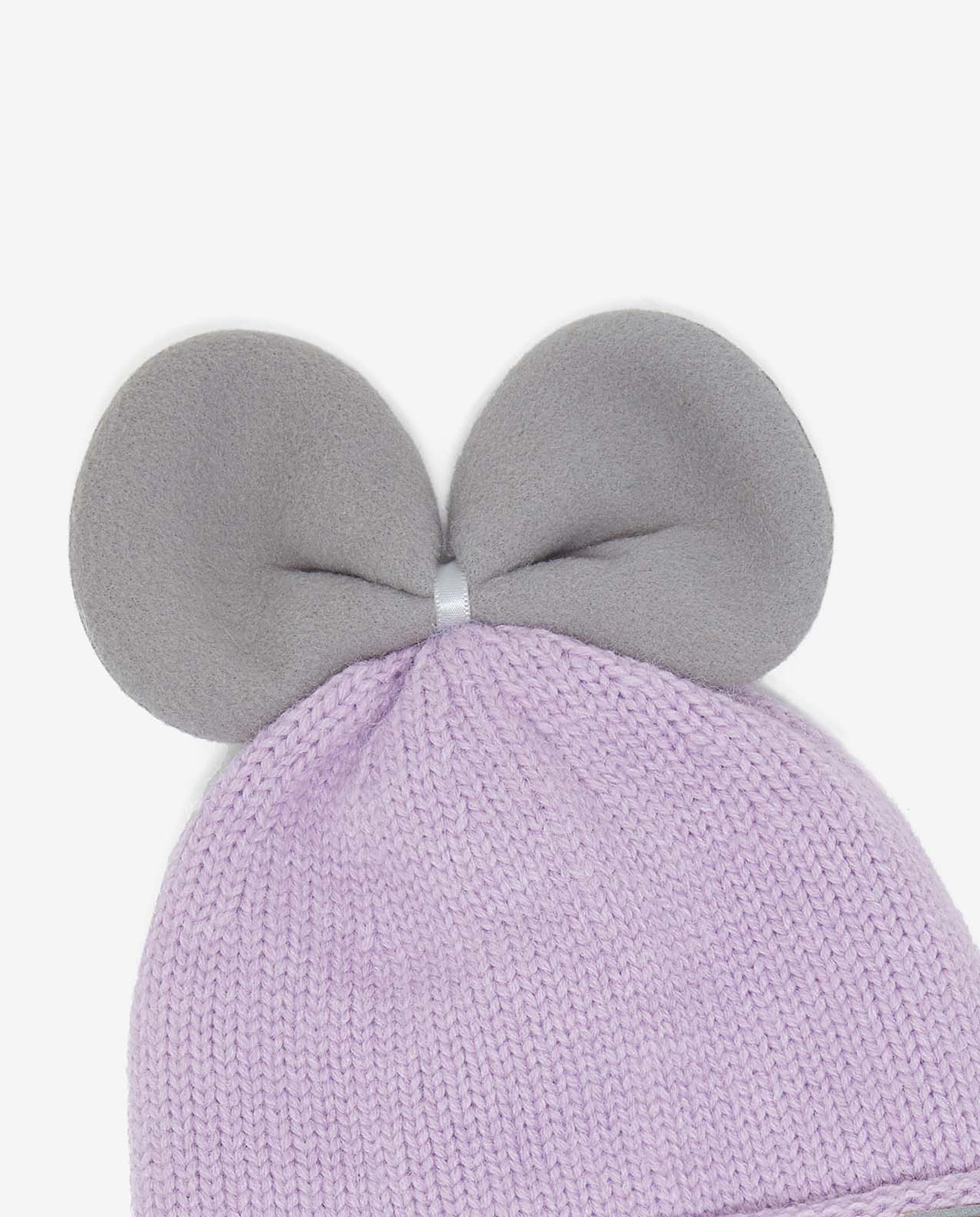 Solid Knitted Pom-Pom Beanie Cap