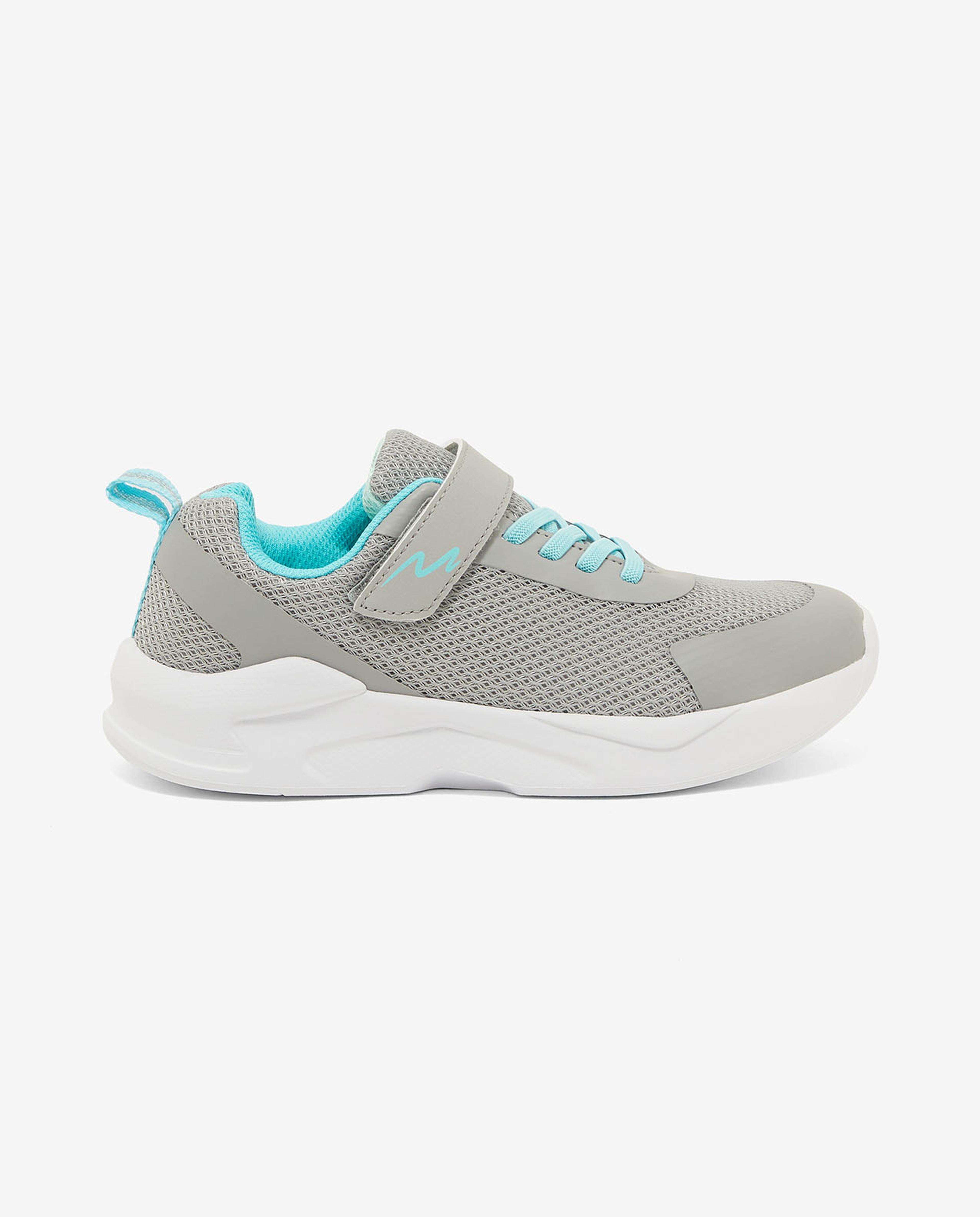 Mesh Detailed Sports Shoes with Velcro Closure