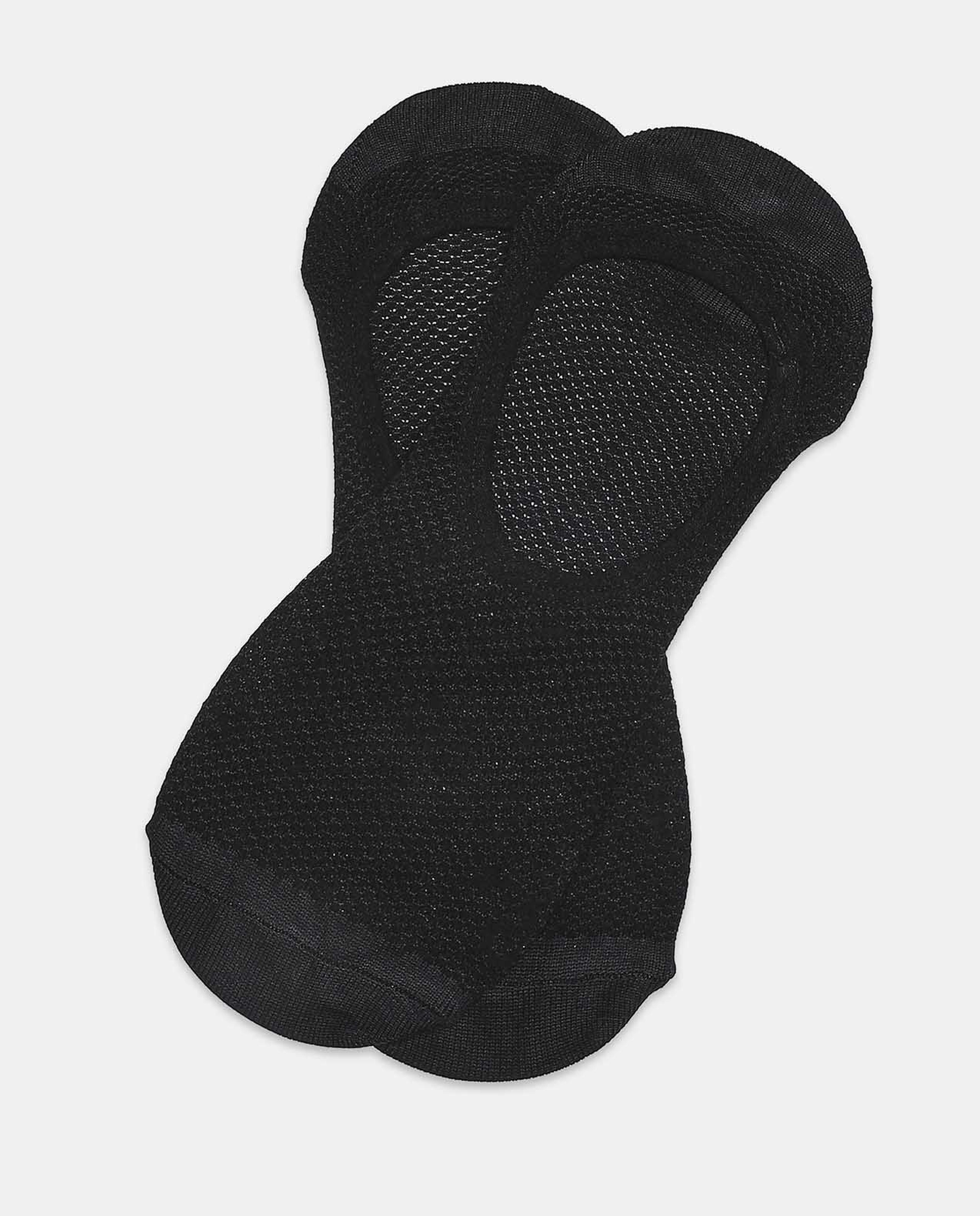 Pack Of 3 Solid Invisible Socks