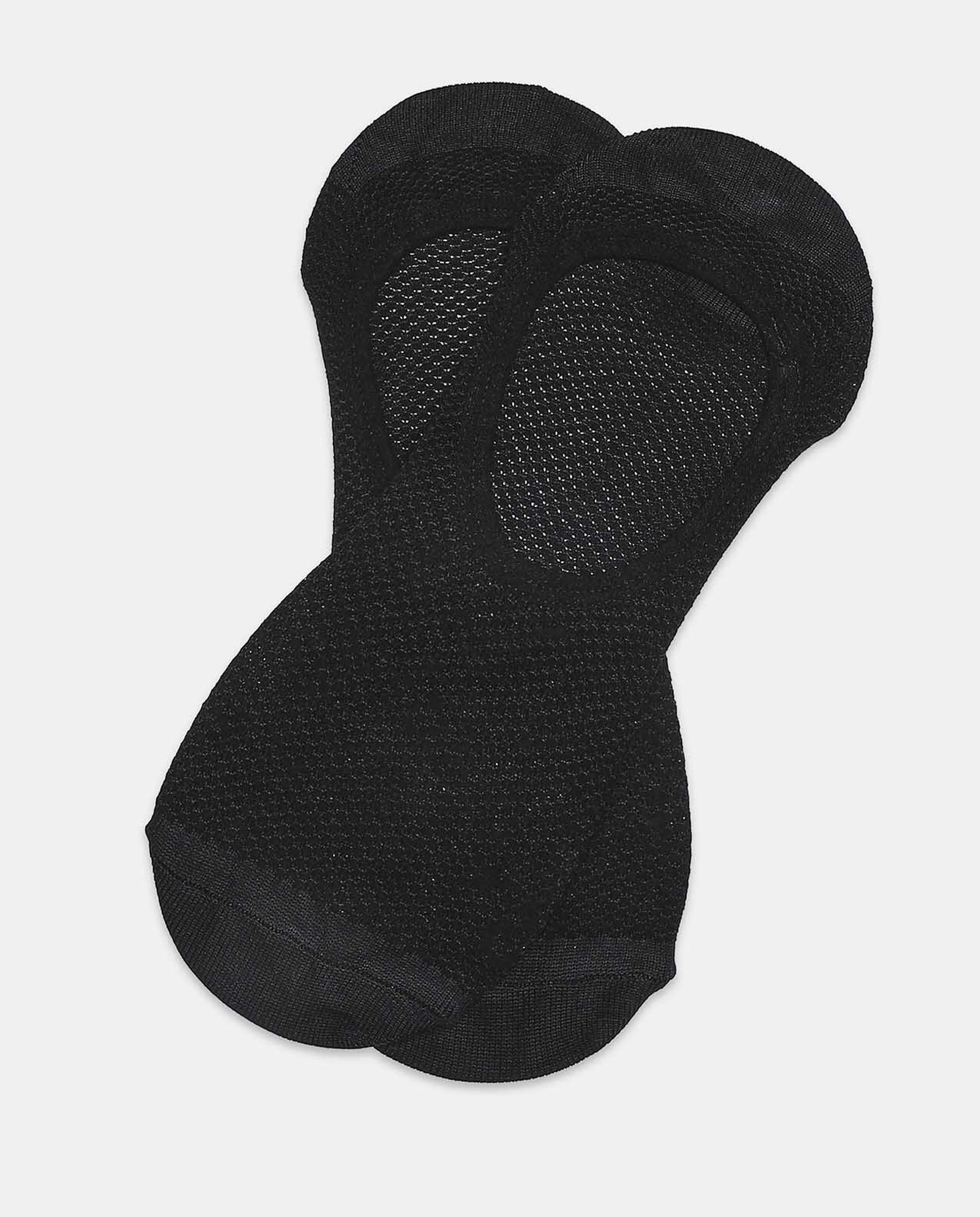 Pack Of 3 Solid Invisible Socks