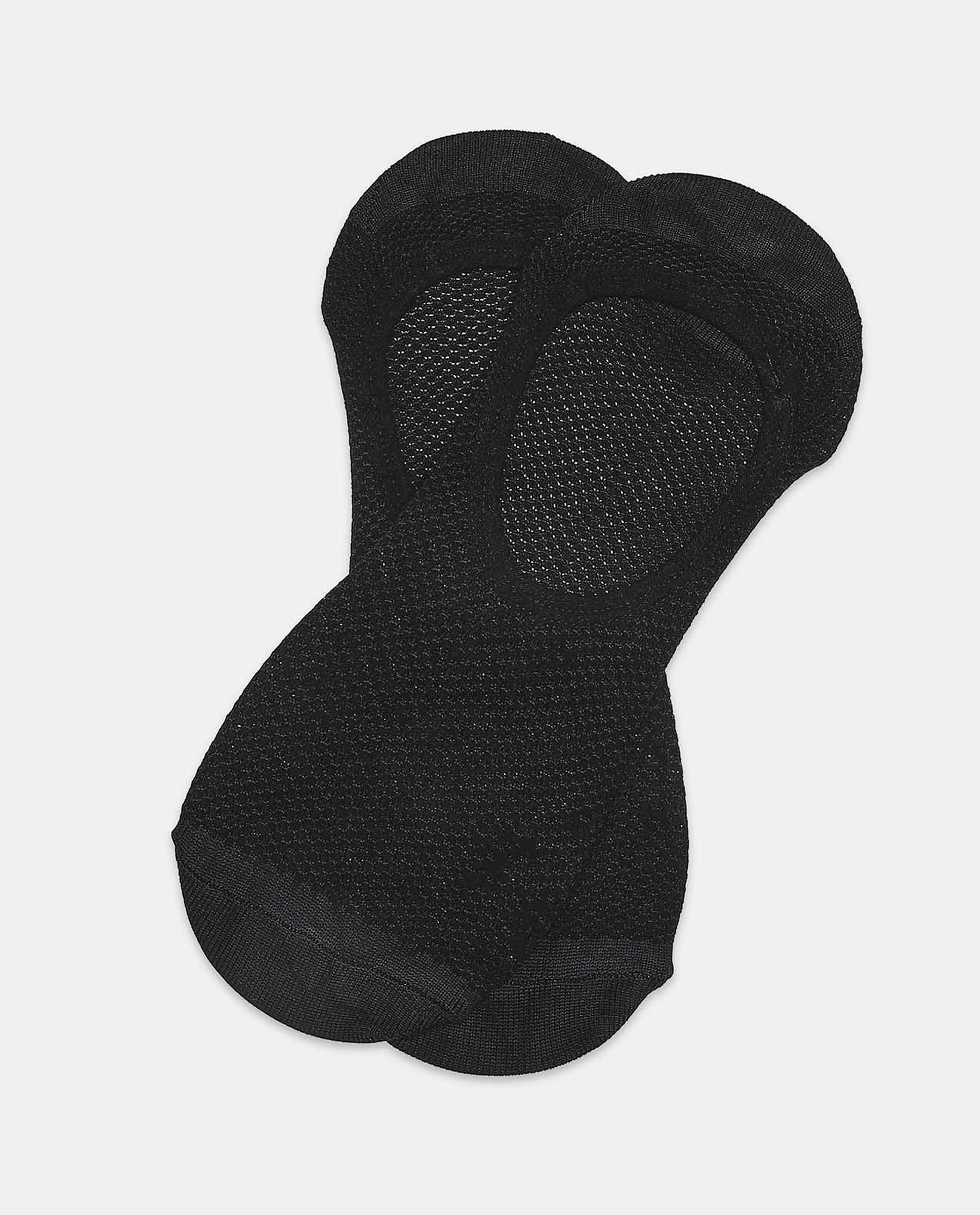 Pack Of 3 Solid Invisible Socks