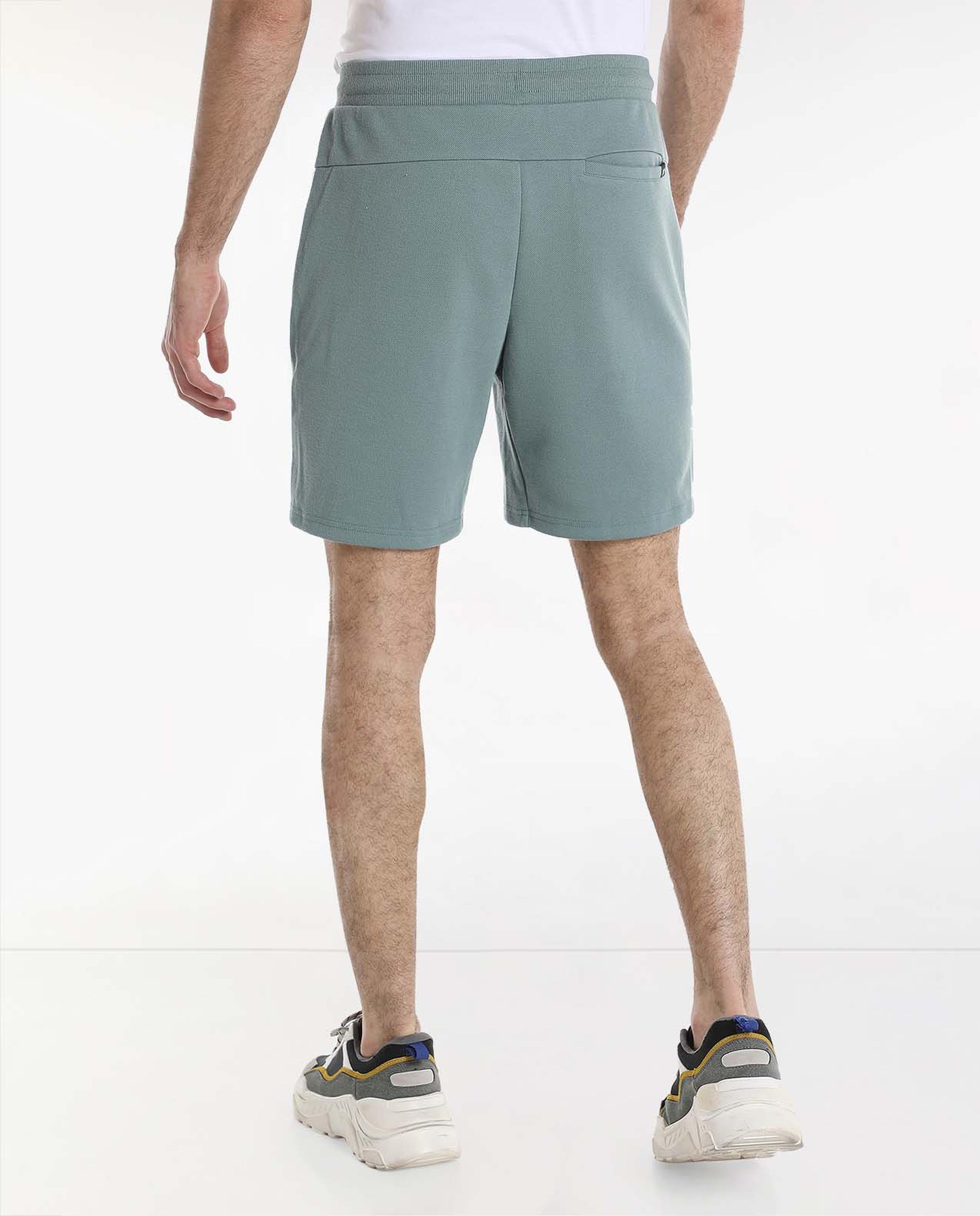 Solid Casual Shorts