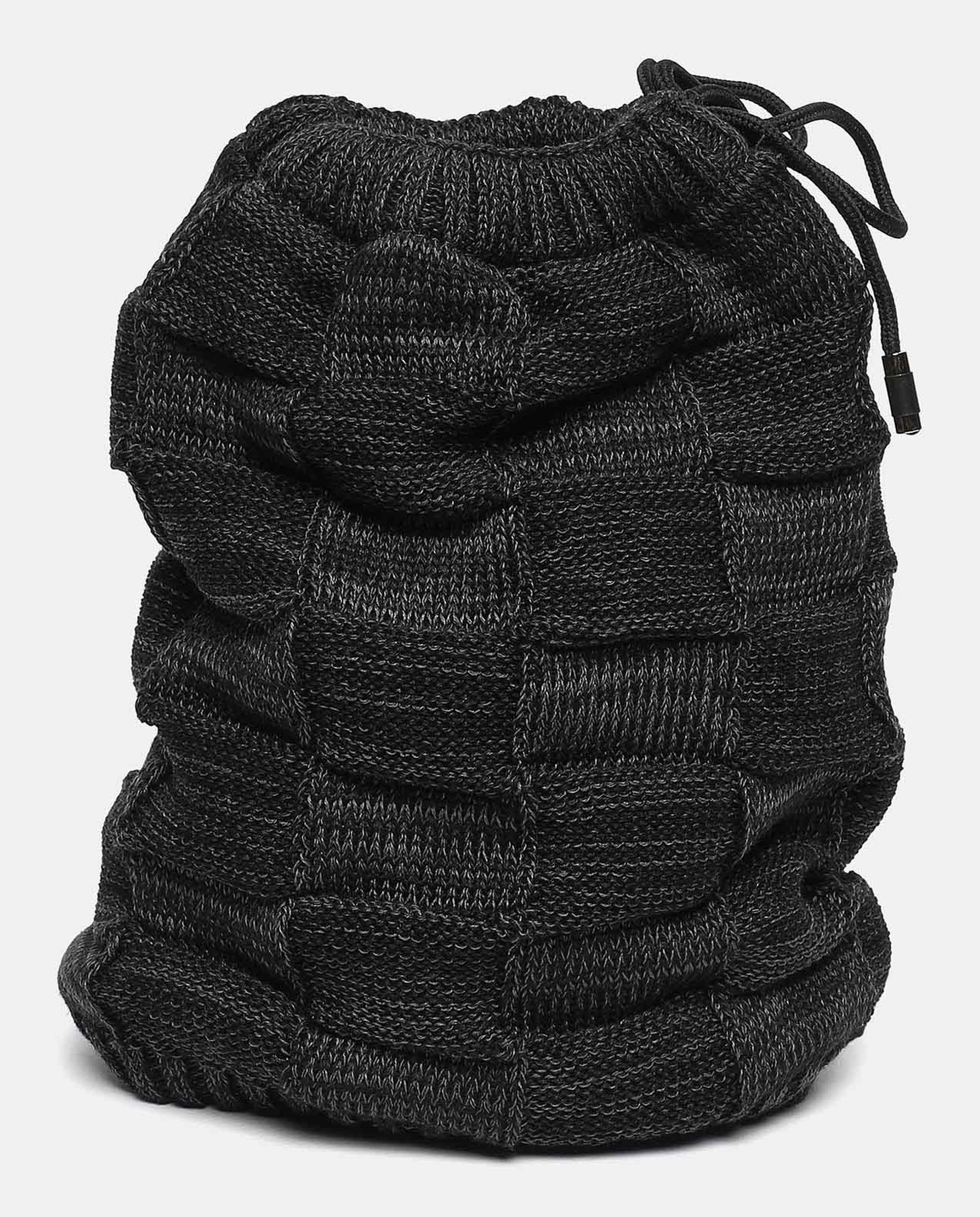 Self Design Knitted Beanie Cap