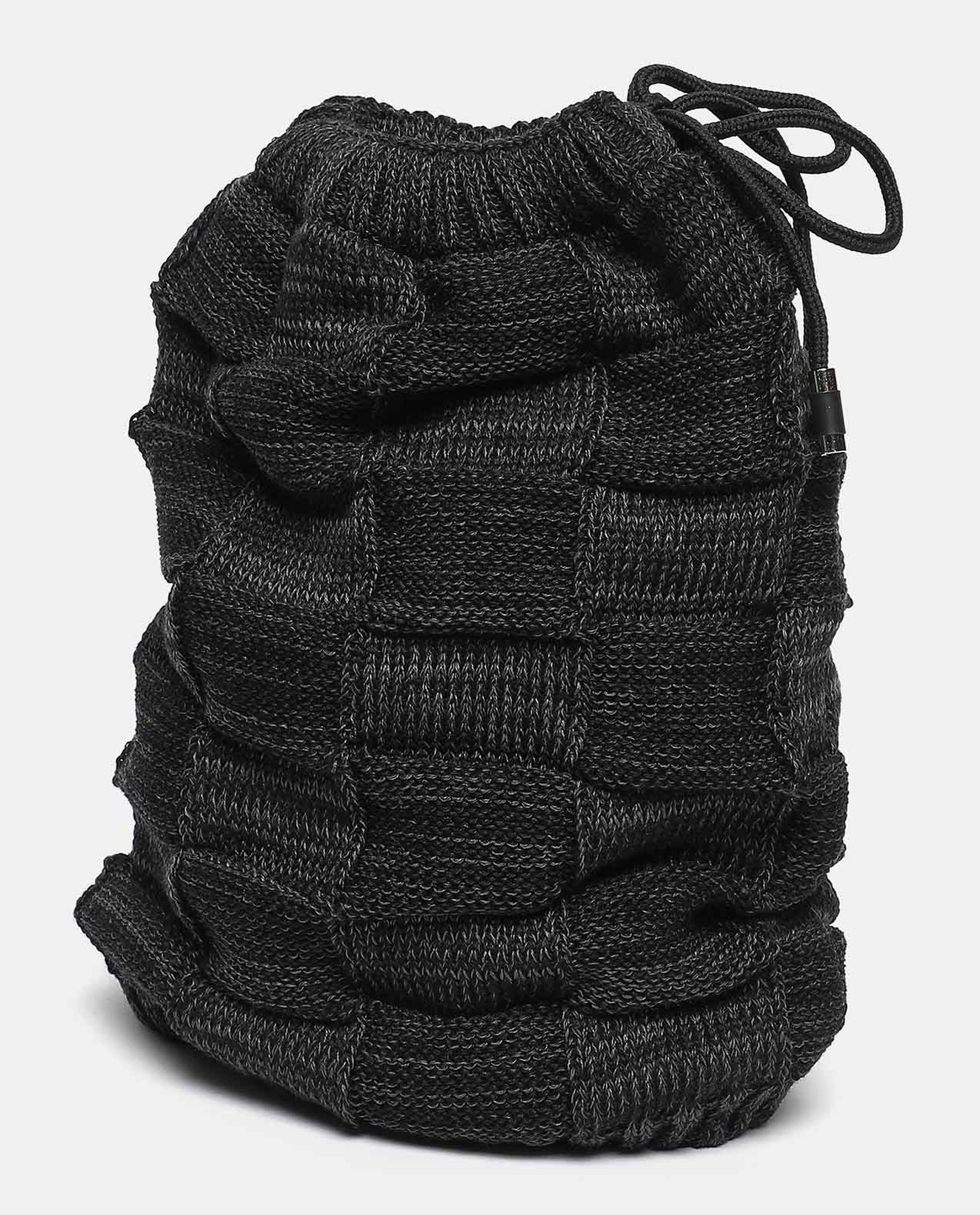 Self Design Knitted Beanie Cap