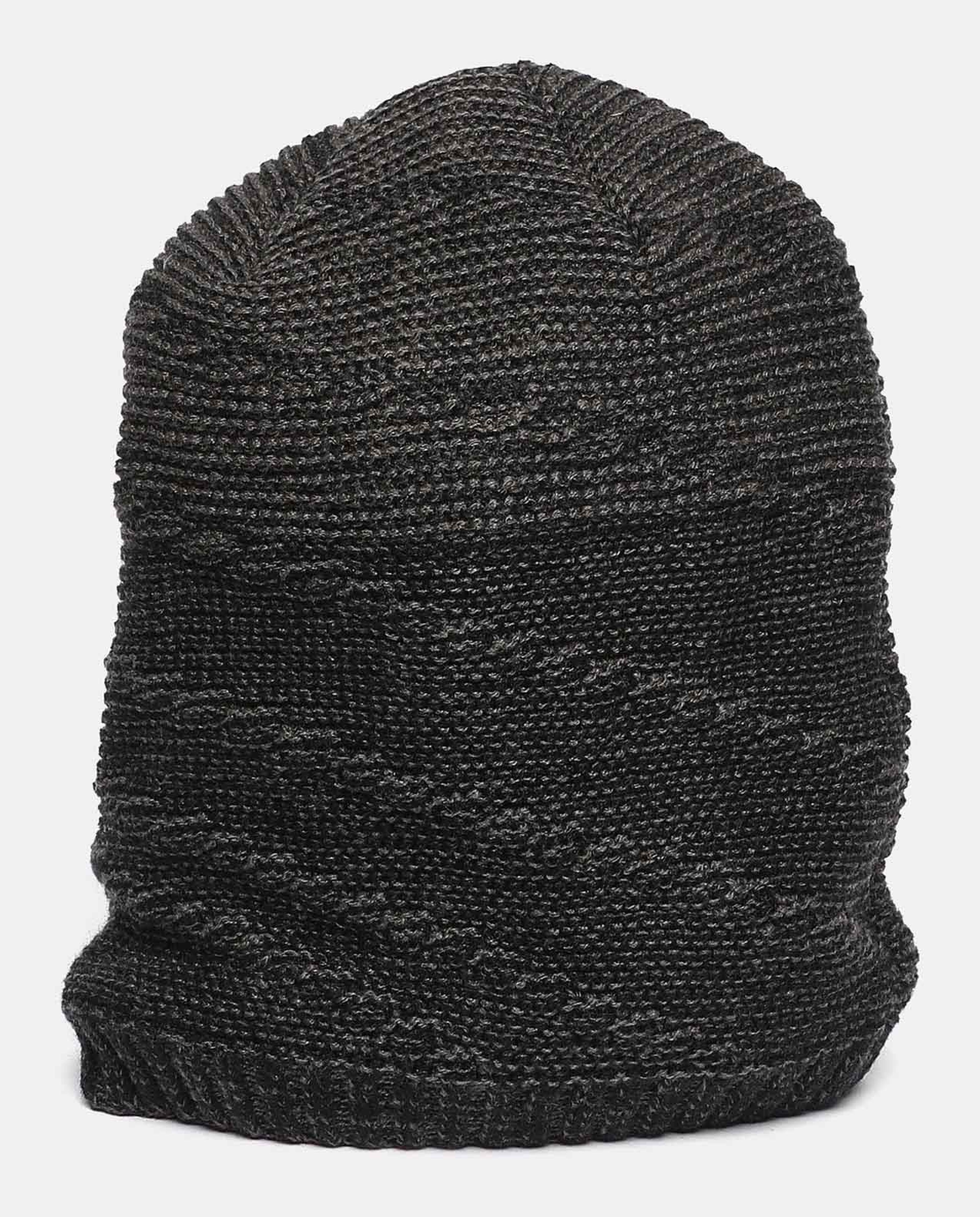 Self Design Knitted Beanie Cap