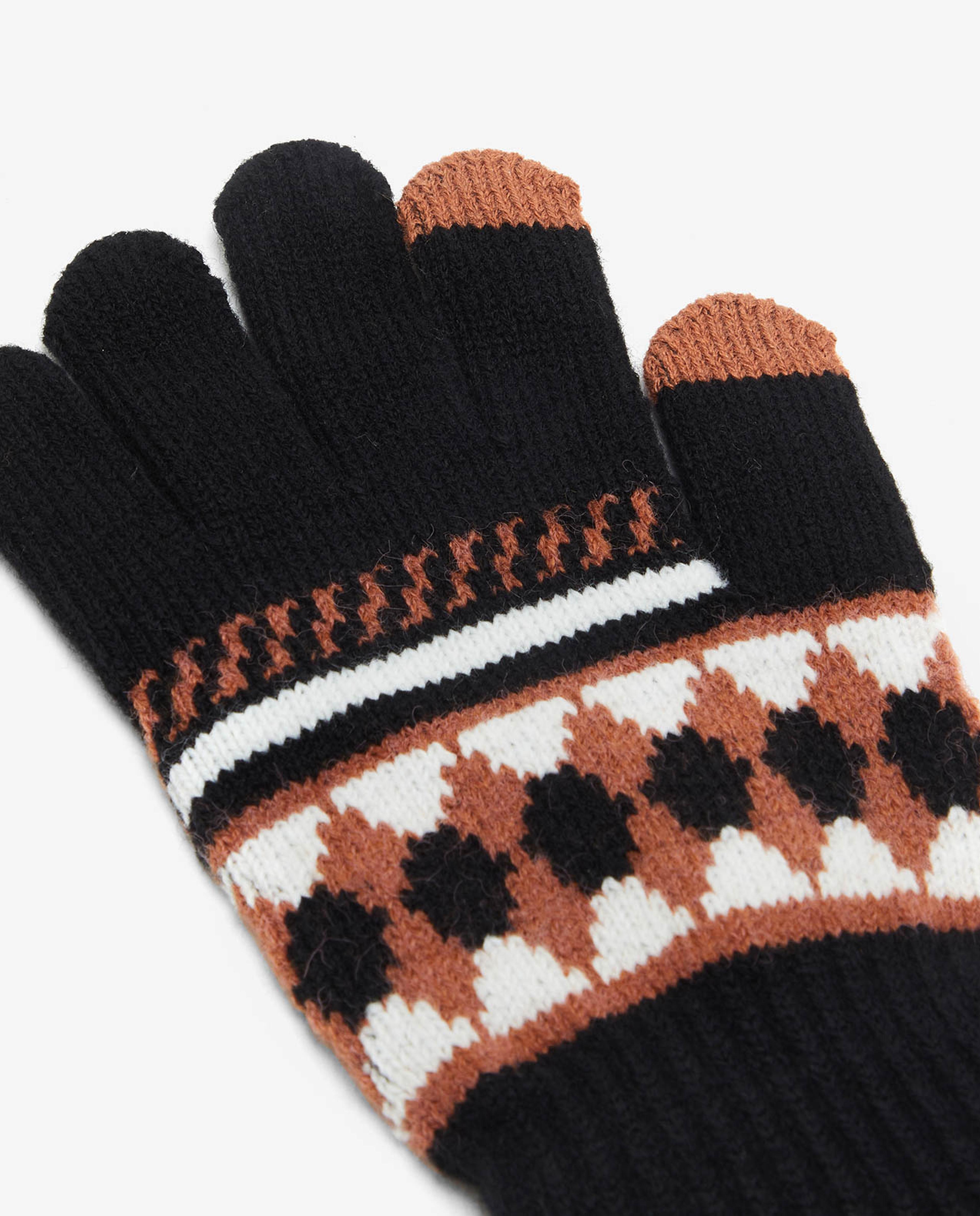 Patterned Knitted Gloves
