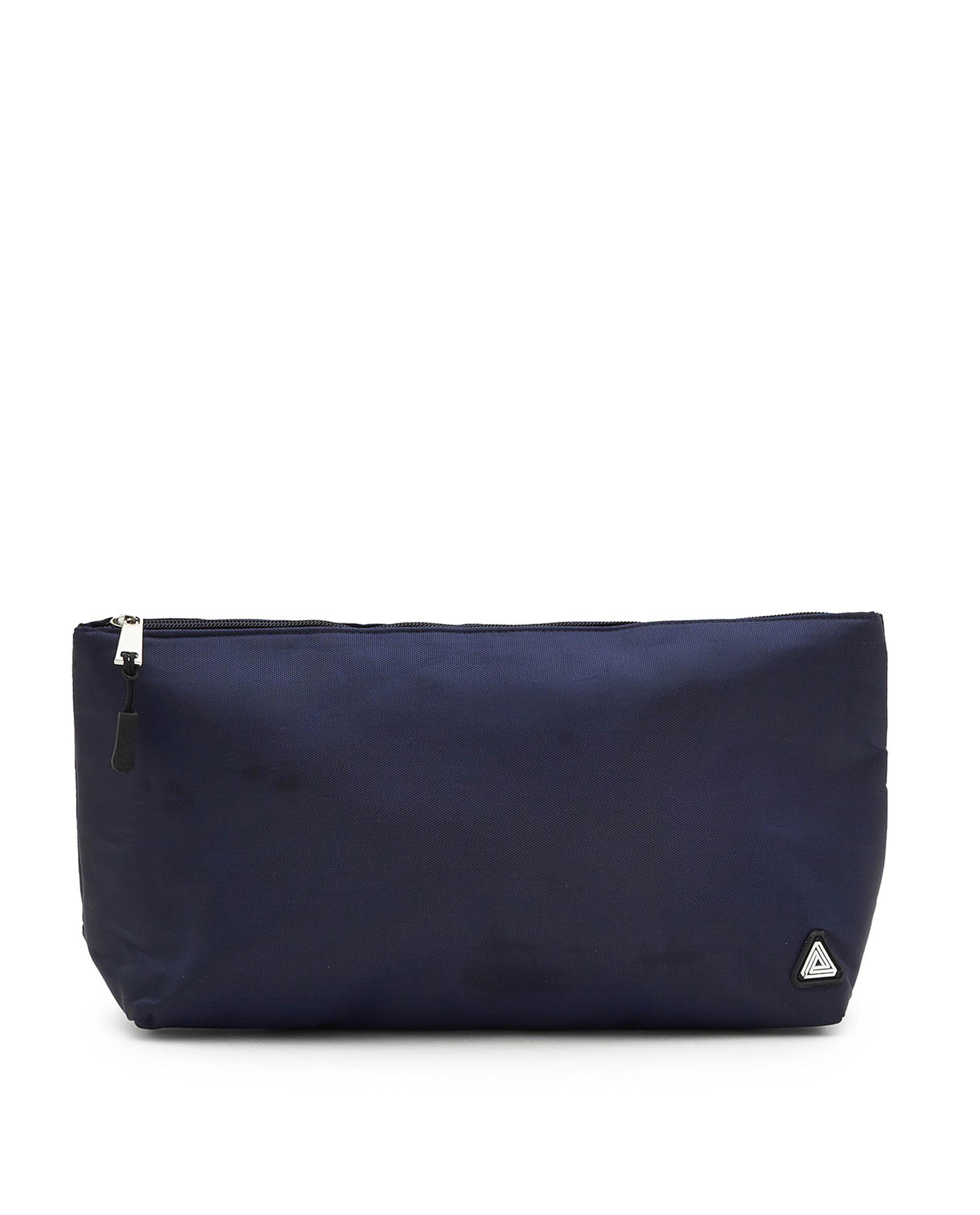 Solid Zippered Pouch