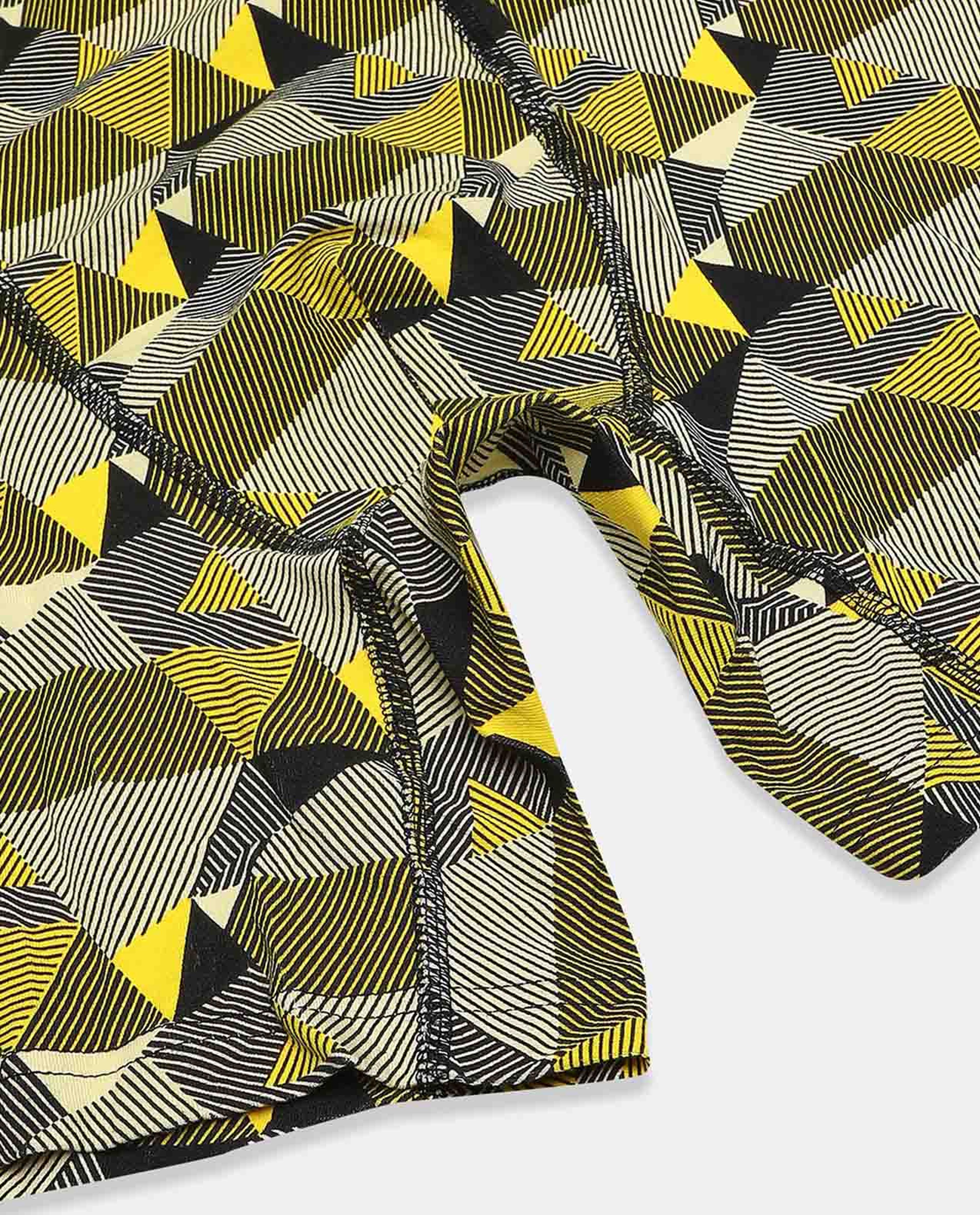 Geometric Printed Long Boxers