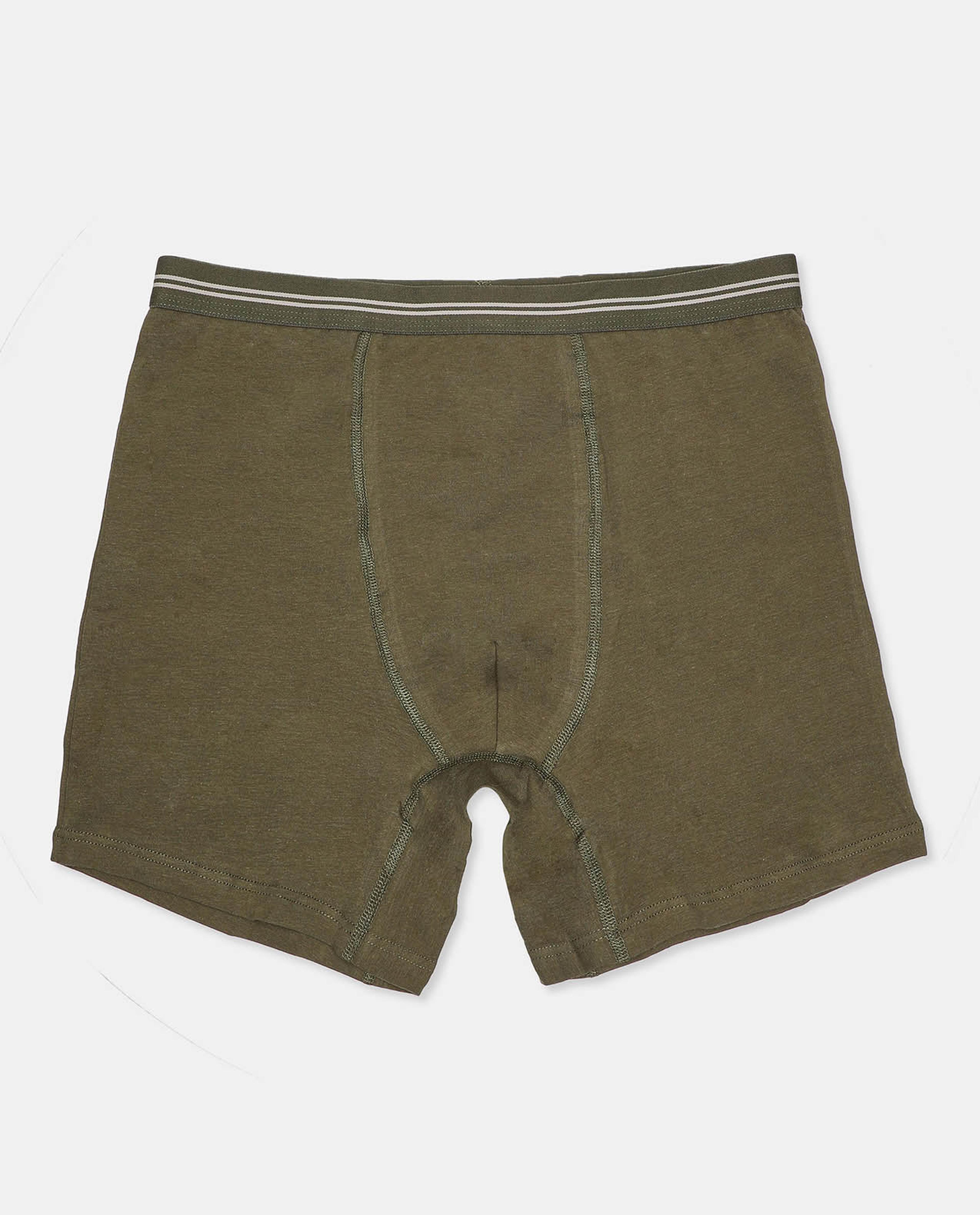Solid Long Boxers