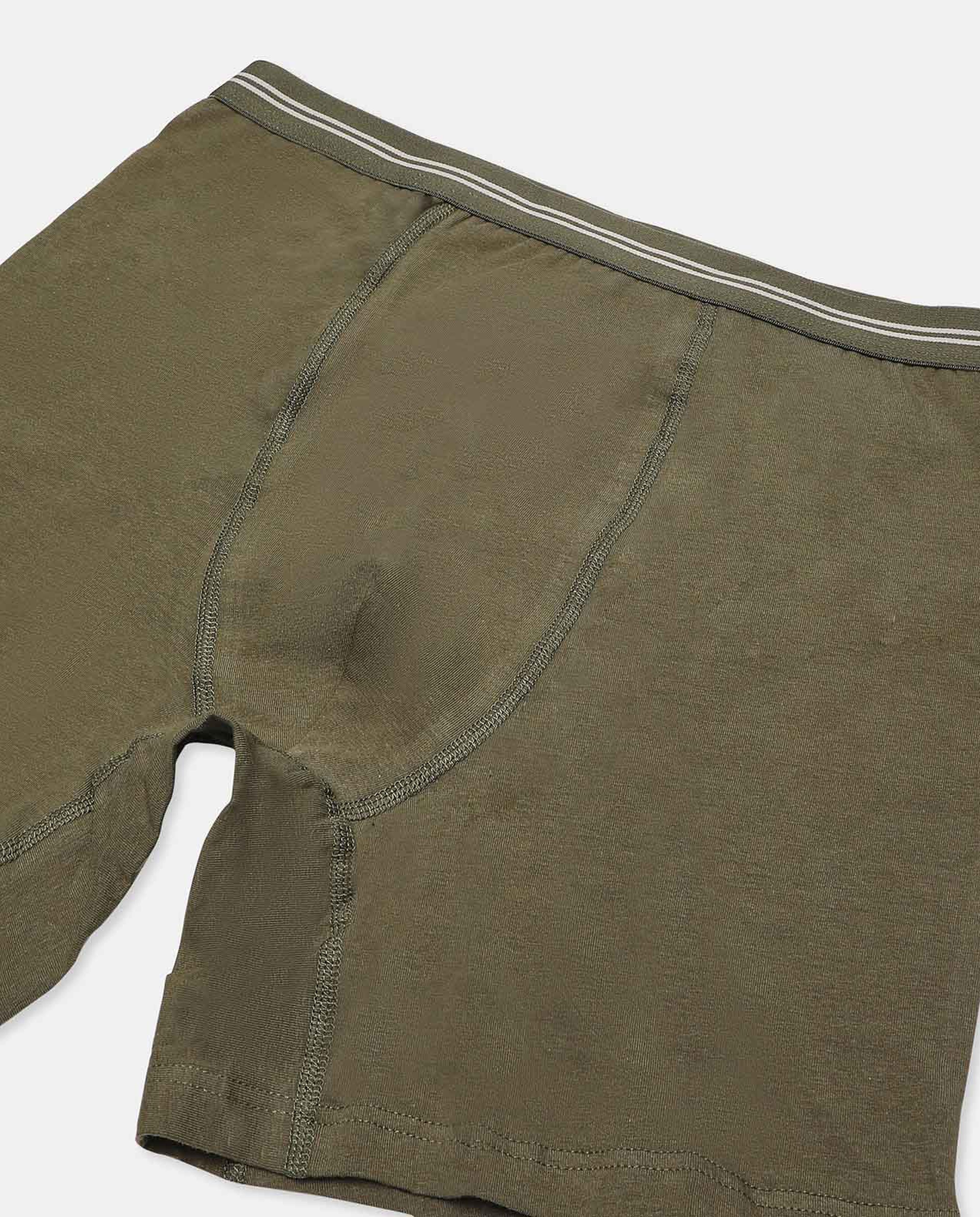 Solid Long Boxers