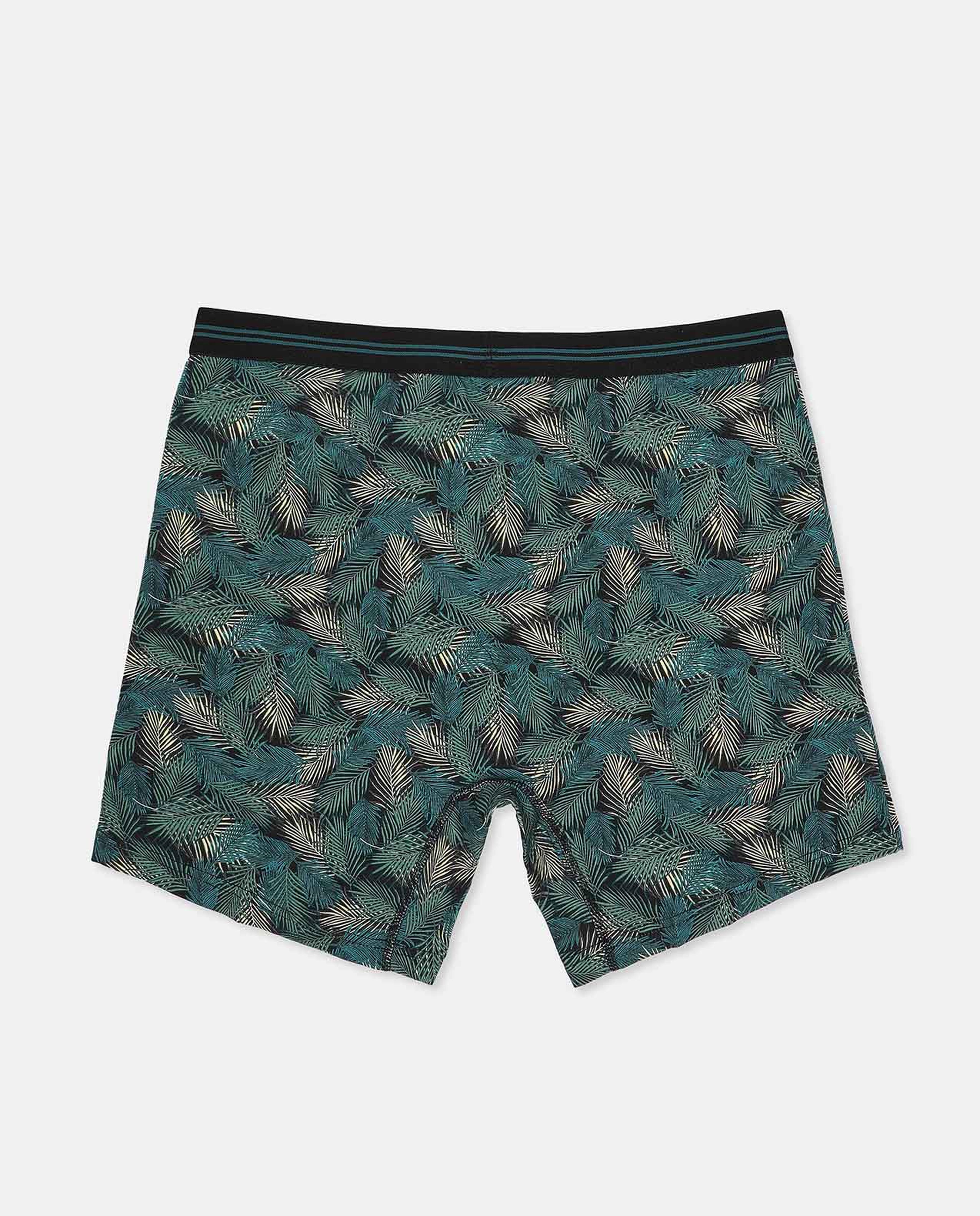Tropical Printed Long Boxers