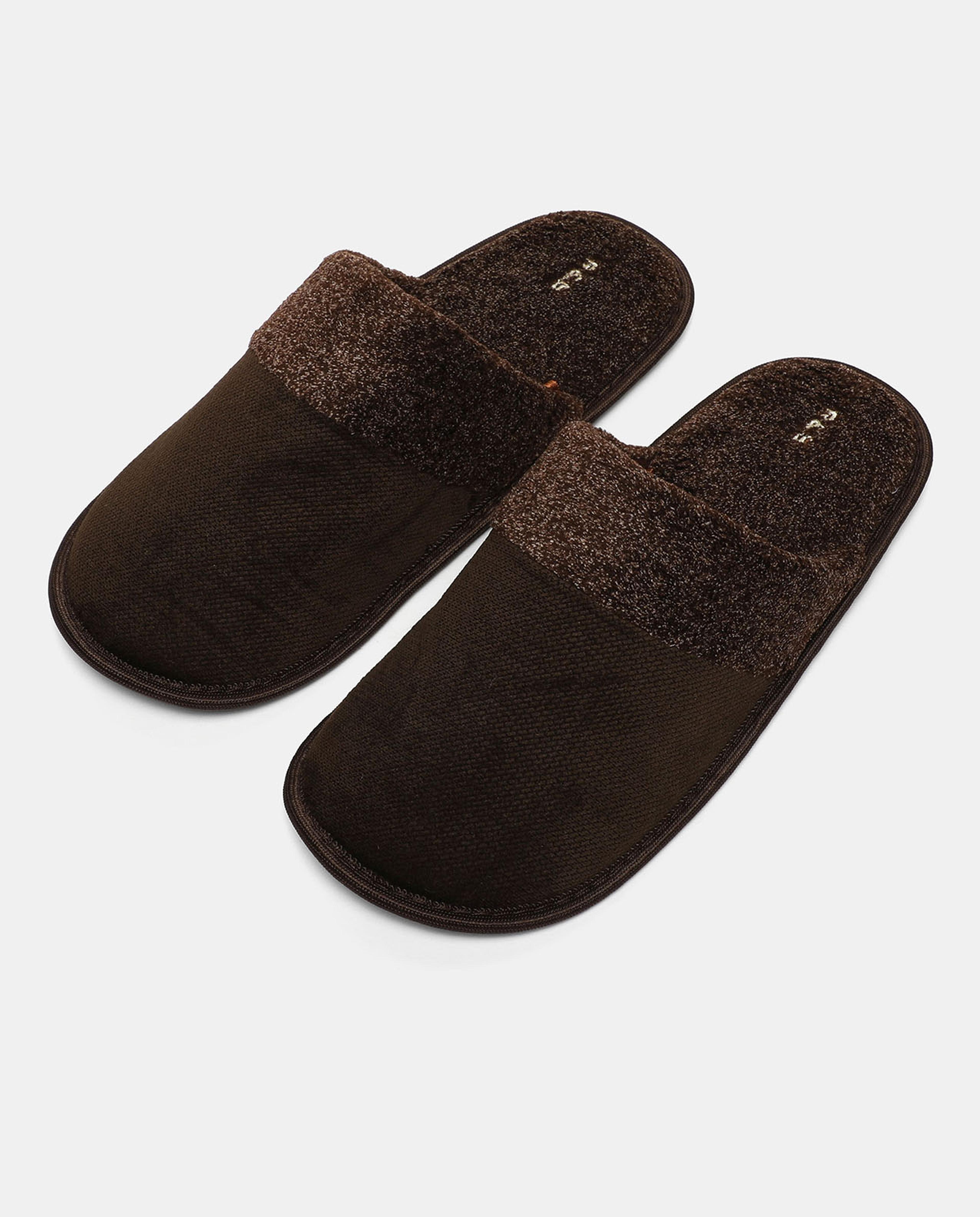 Solid Open Toe Indoor Slippers