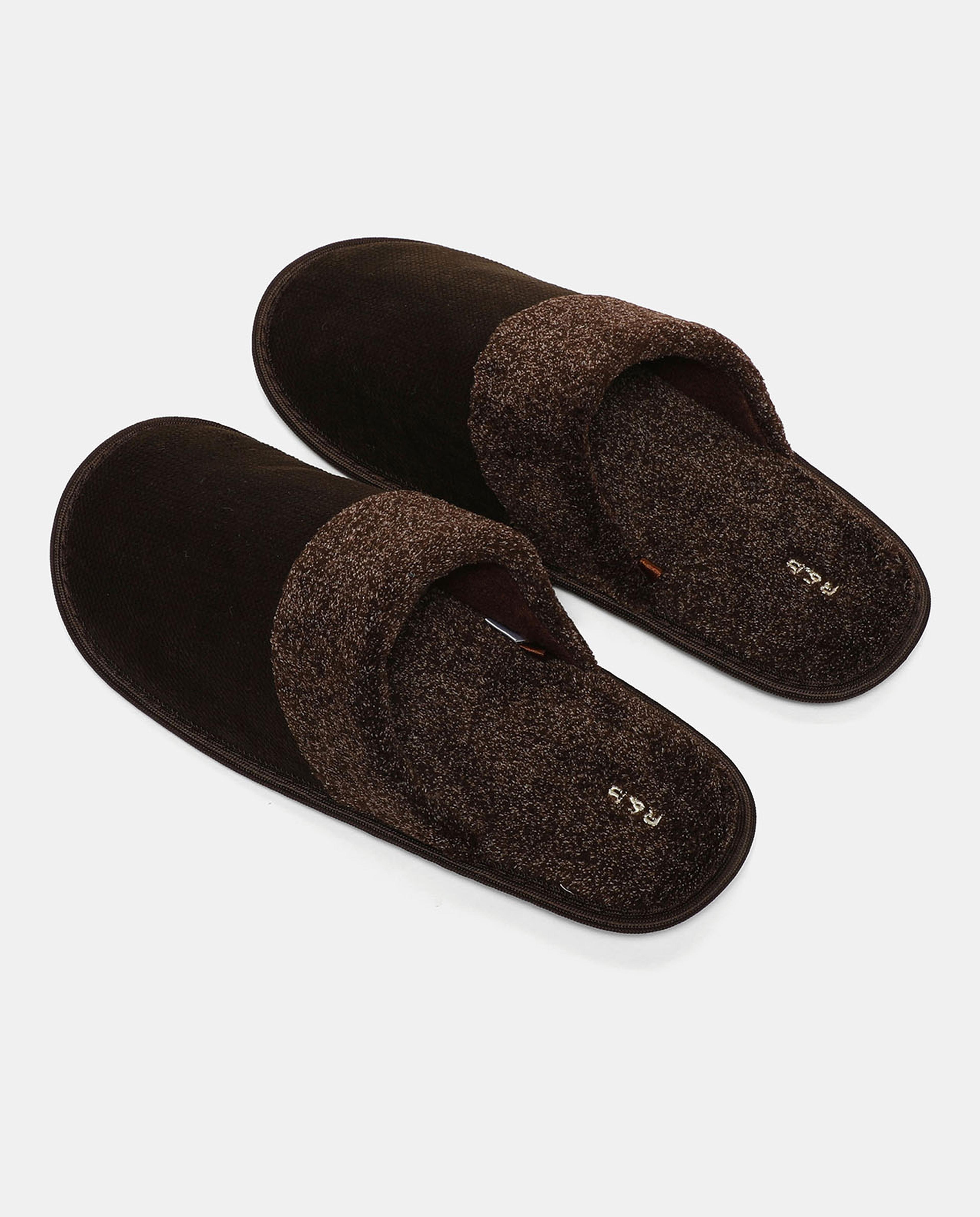 Solid Open Toe Indoor Slippers