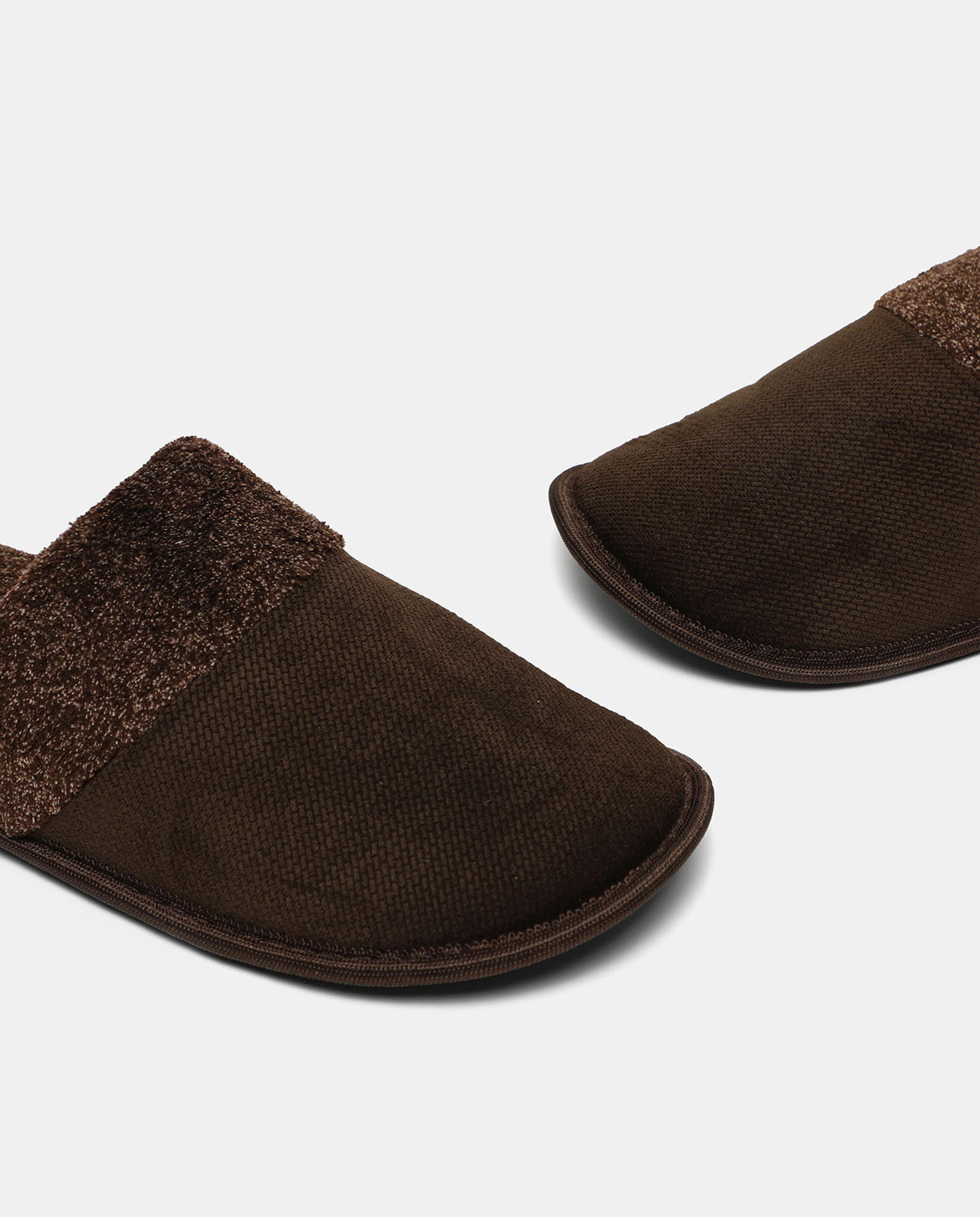 Solid Open Toe Indoor Slippers