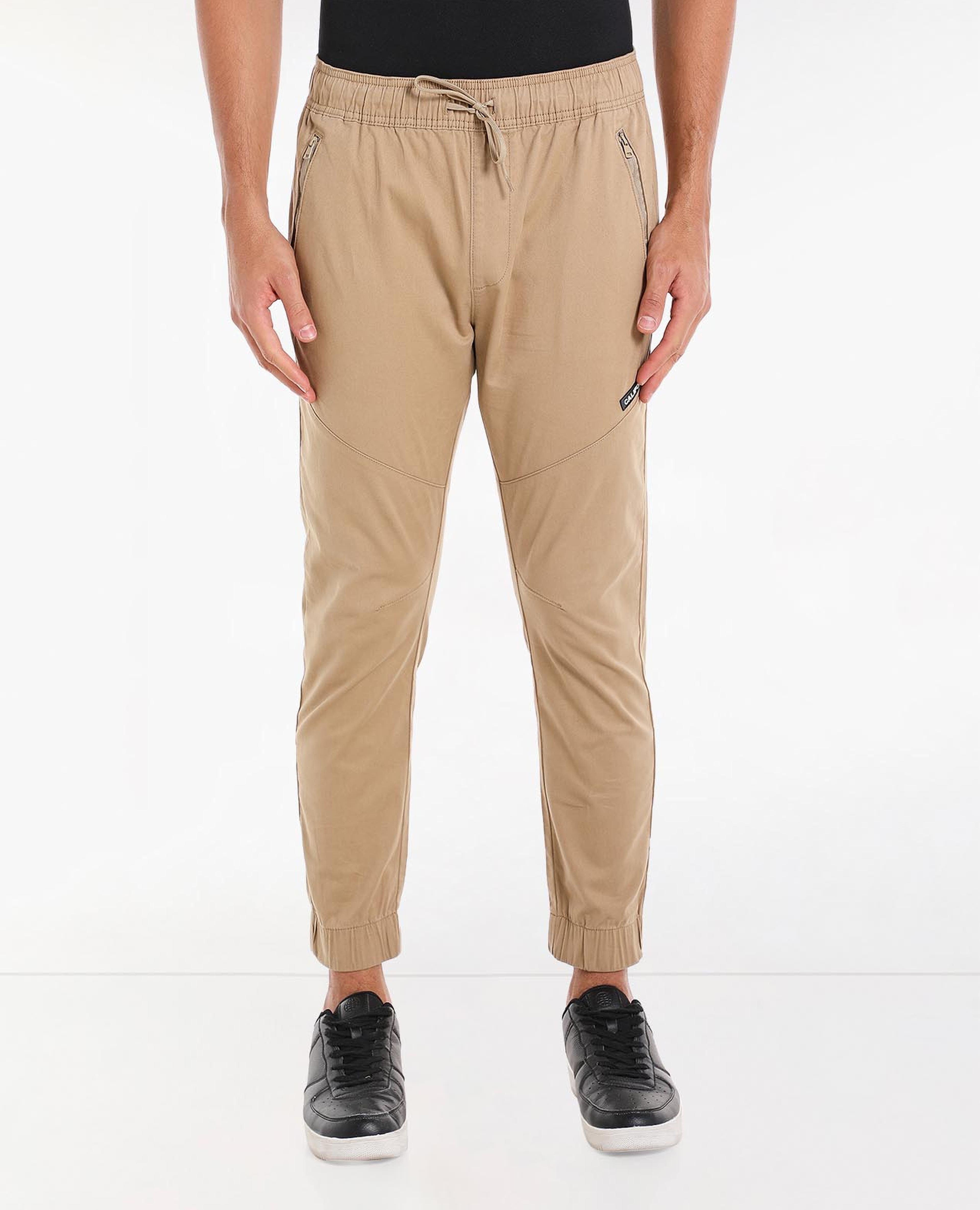 Buy Black Regular Fit Track Pants for Men | Status Quo