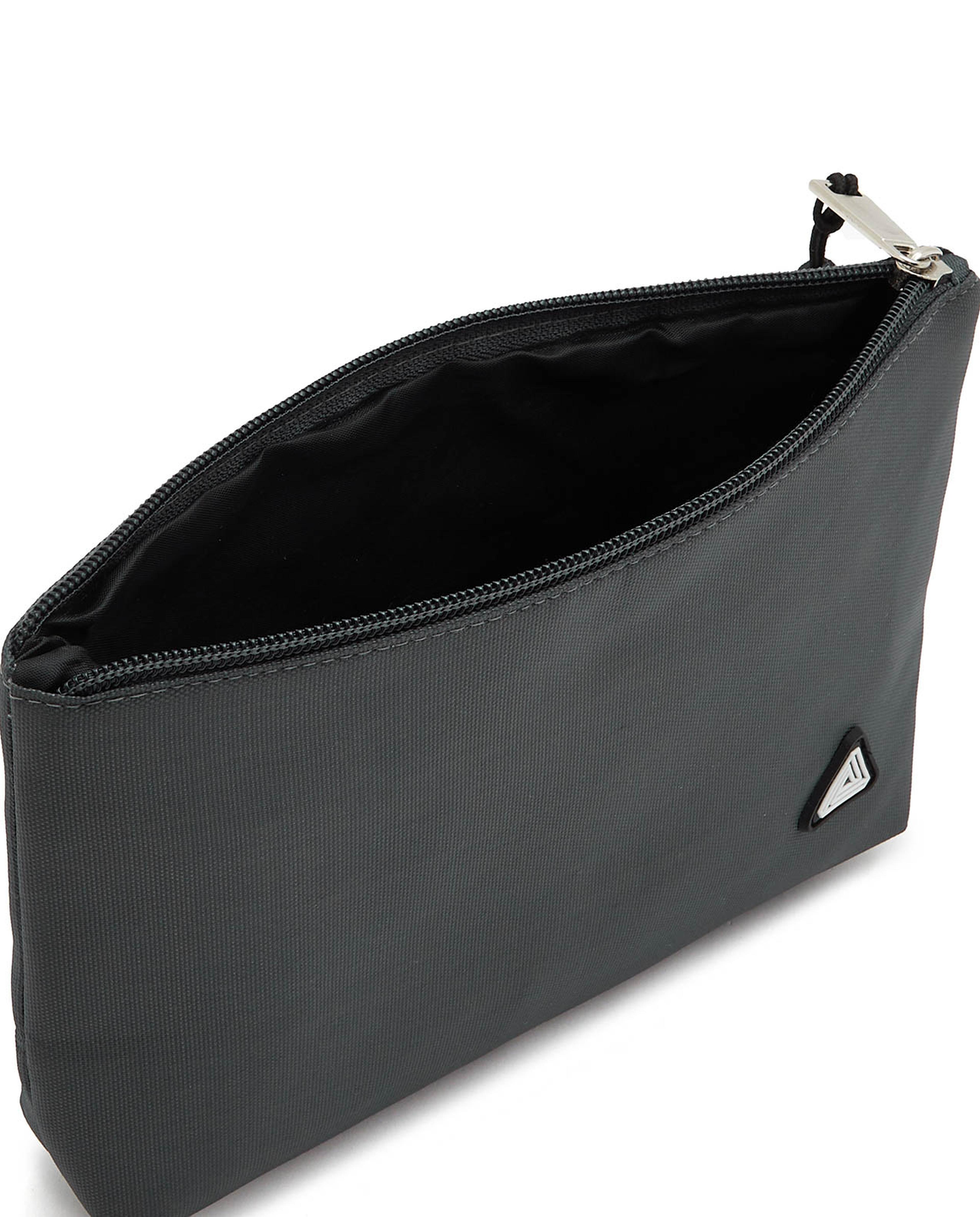Solid Zippered Pouch