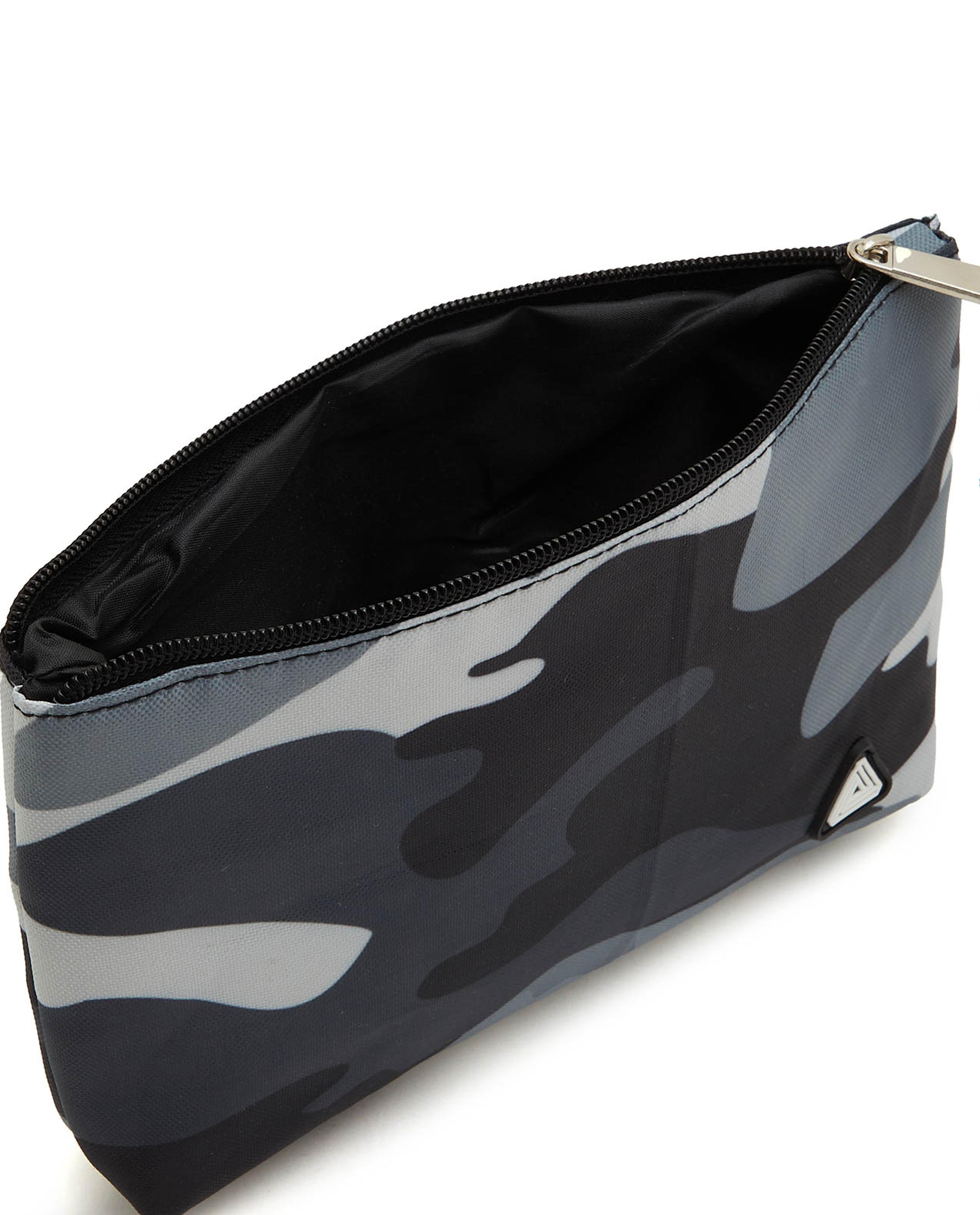 Solid Zippered Pouch