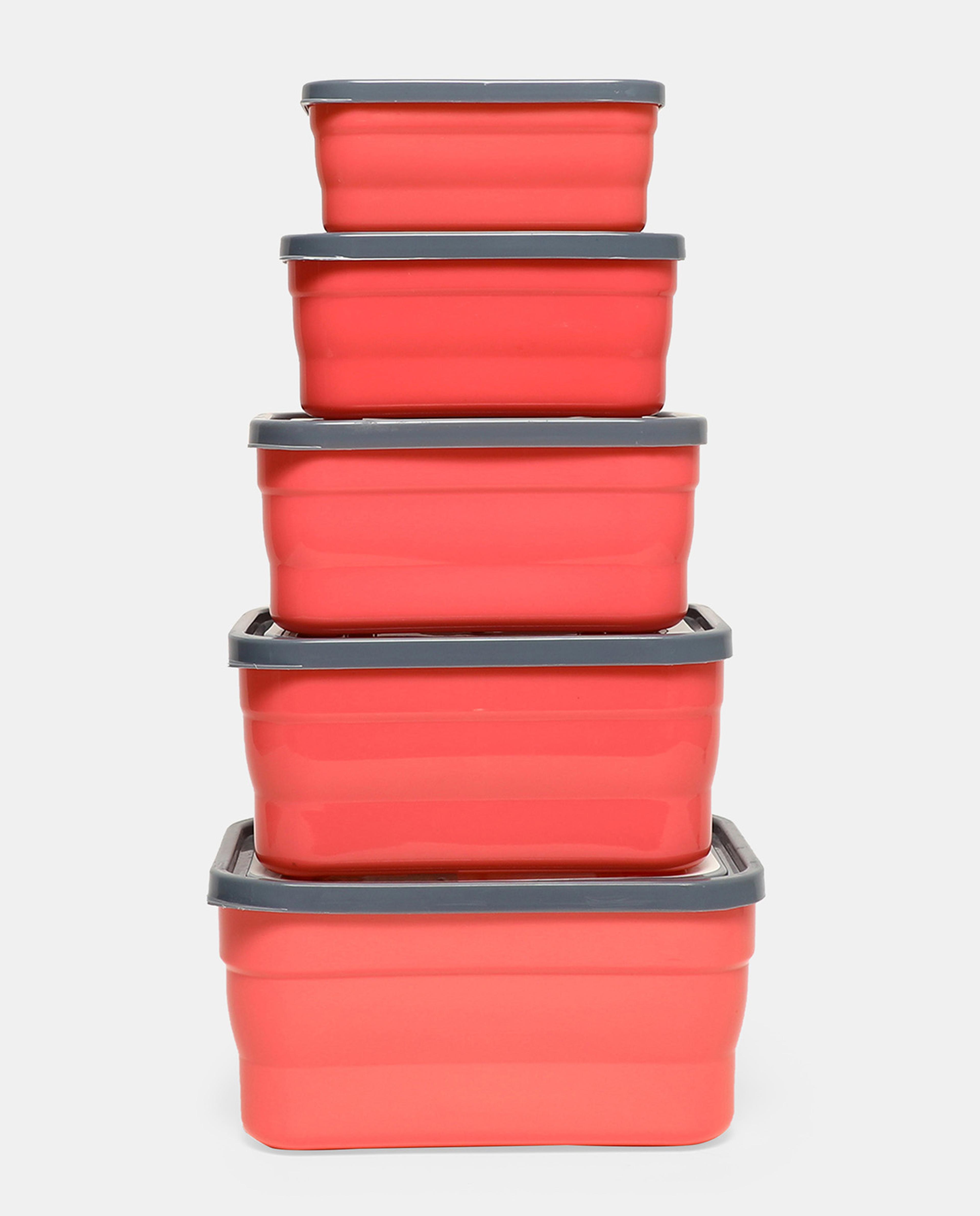 Set of 5 Rectangular Food Container